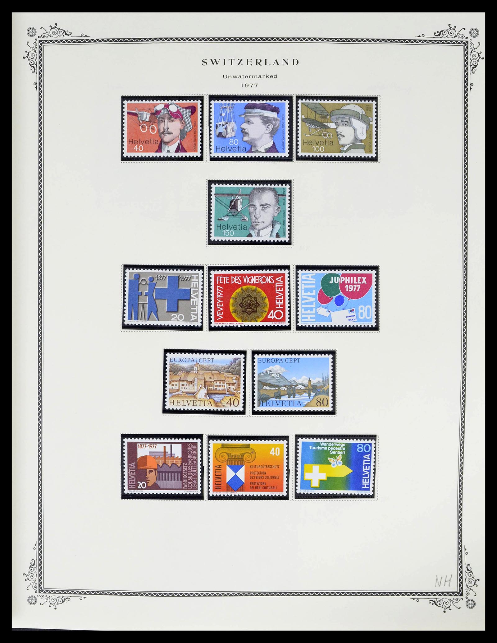 39178 0089 - Stamp collection 39178 Switzerland 1850-1989.
