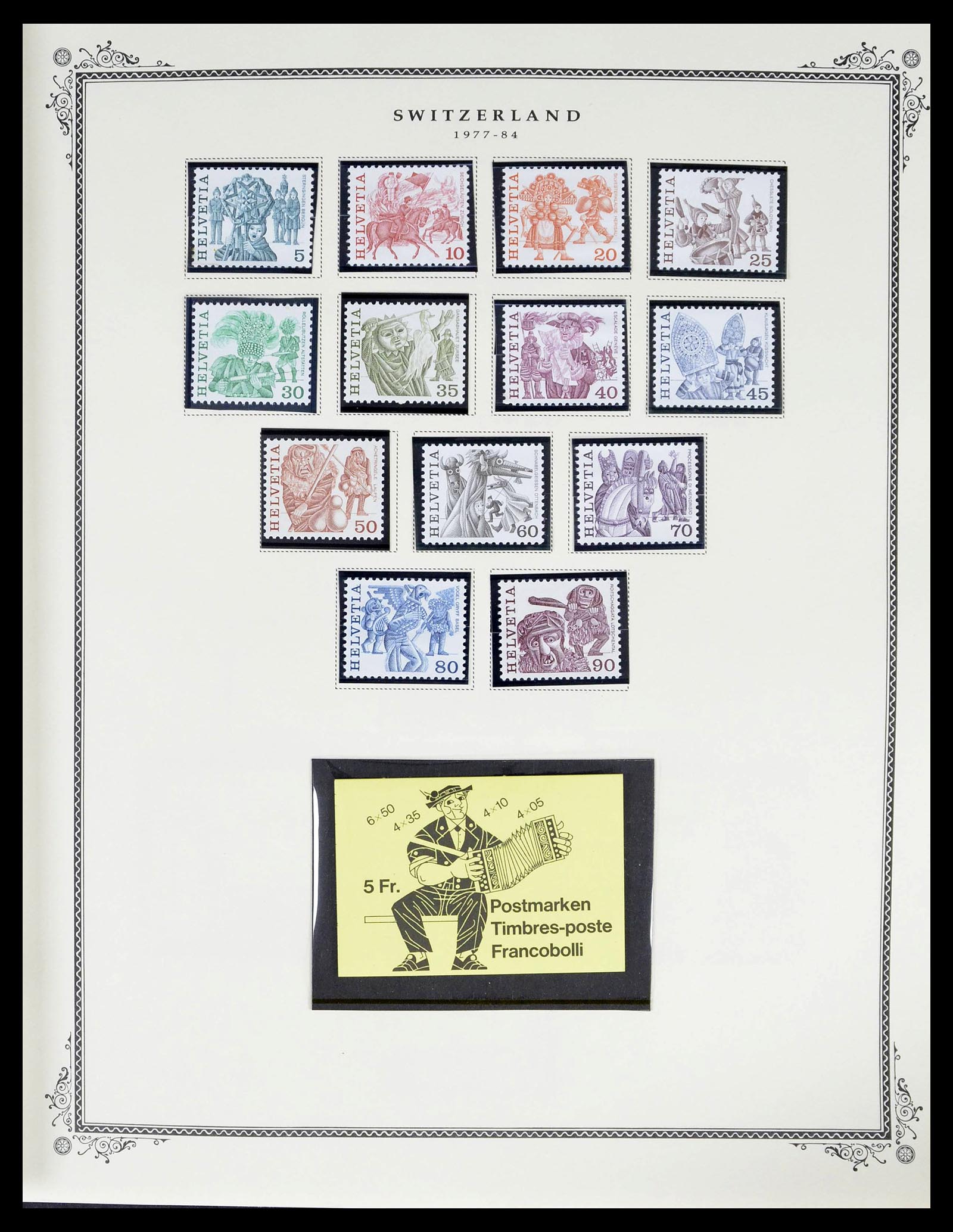 39178 0091 - Stamp collection 39178 Switzerland 1850-1989.