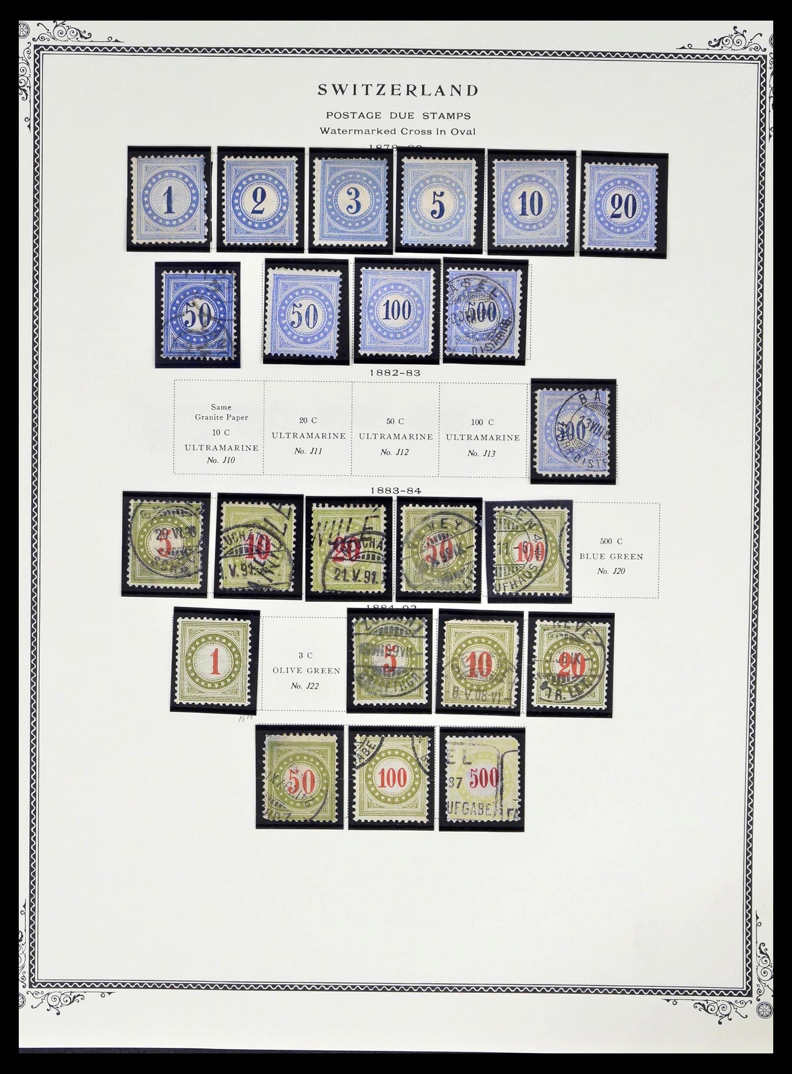 39178 0226 - Stamp collection 39178 Switzerland 1850-1989.