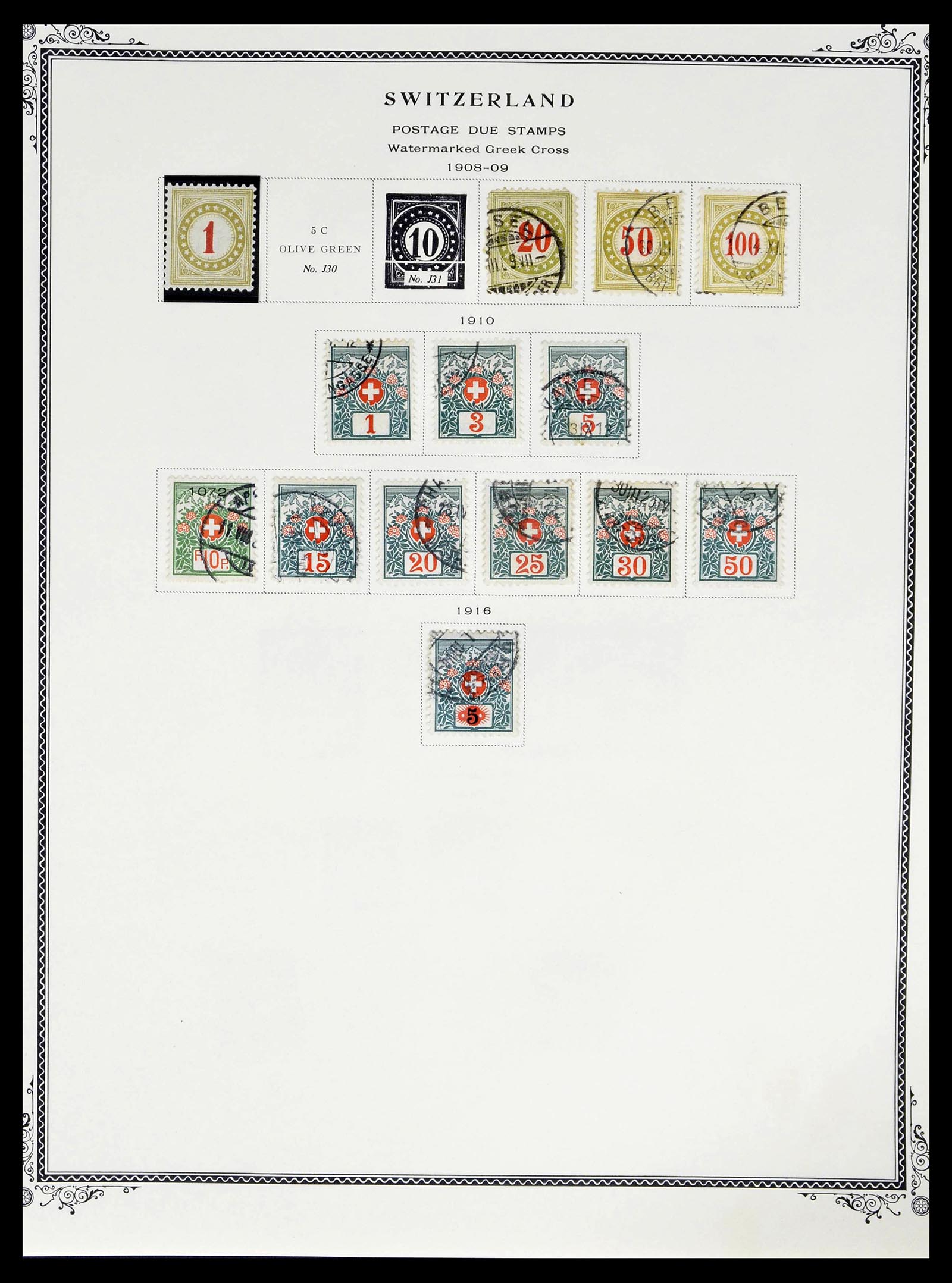 39178 0227 - Stamp collection 39178 Switzerland 1850-1989.