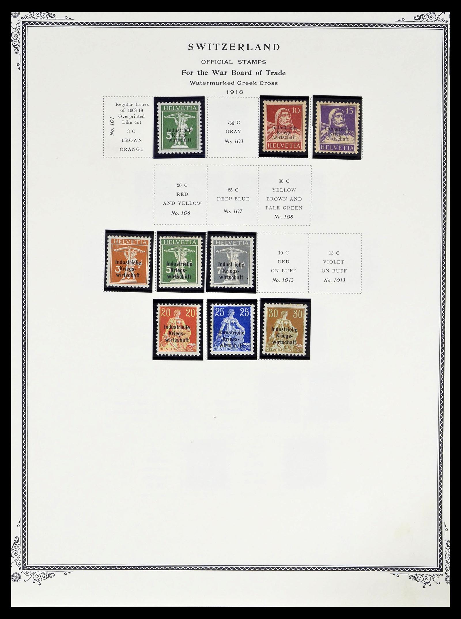 39178 0234 - Stamp collection 39178 Switzerland 1850-1989.