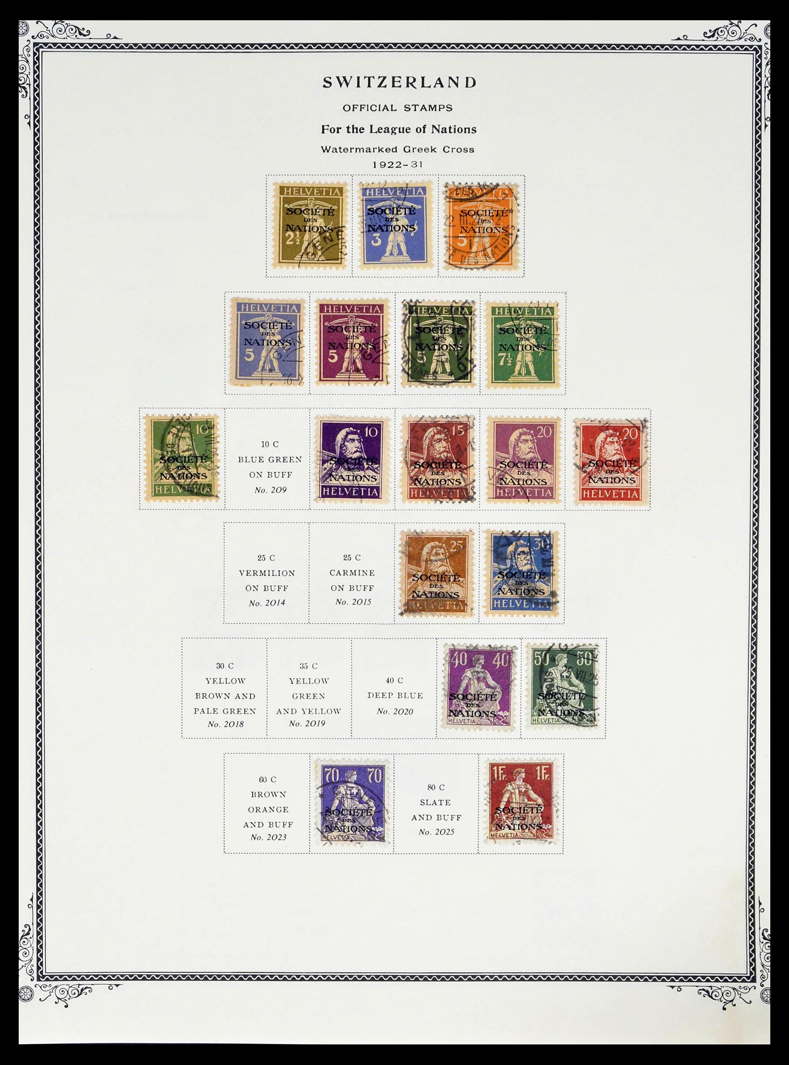 39178 0235 - Stamp collection 39178 Switzerland 1850-1989.