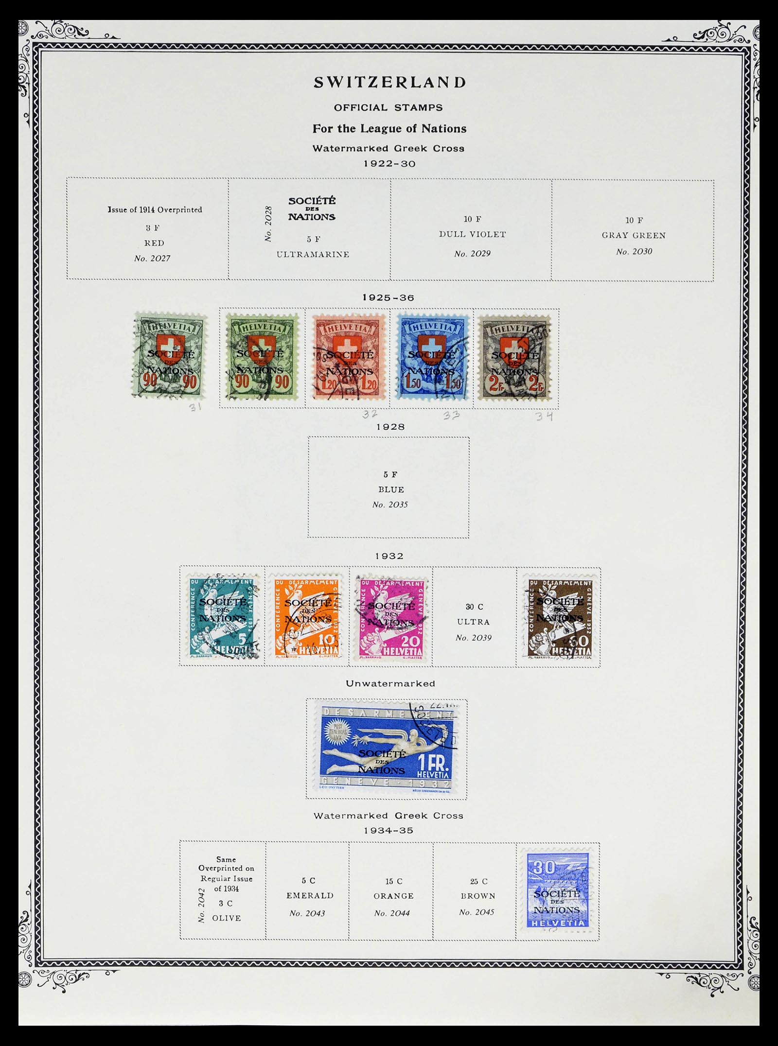 39178 0236 - Stamp collection 39178 Switzerland 1850-1989.