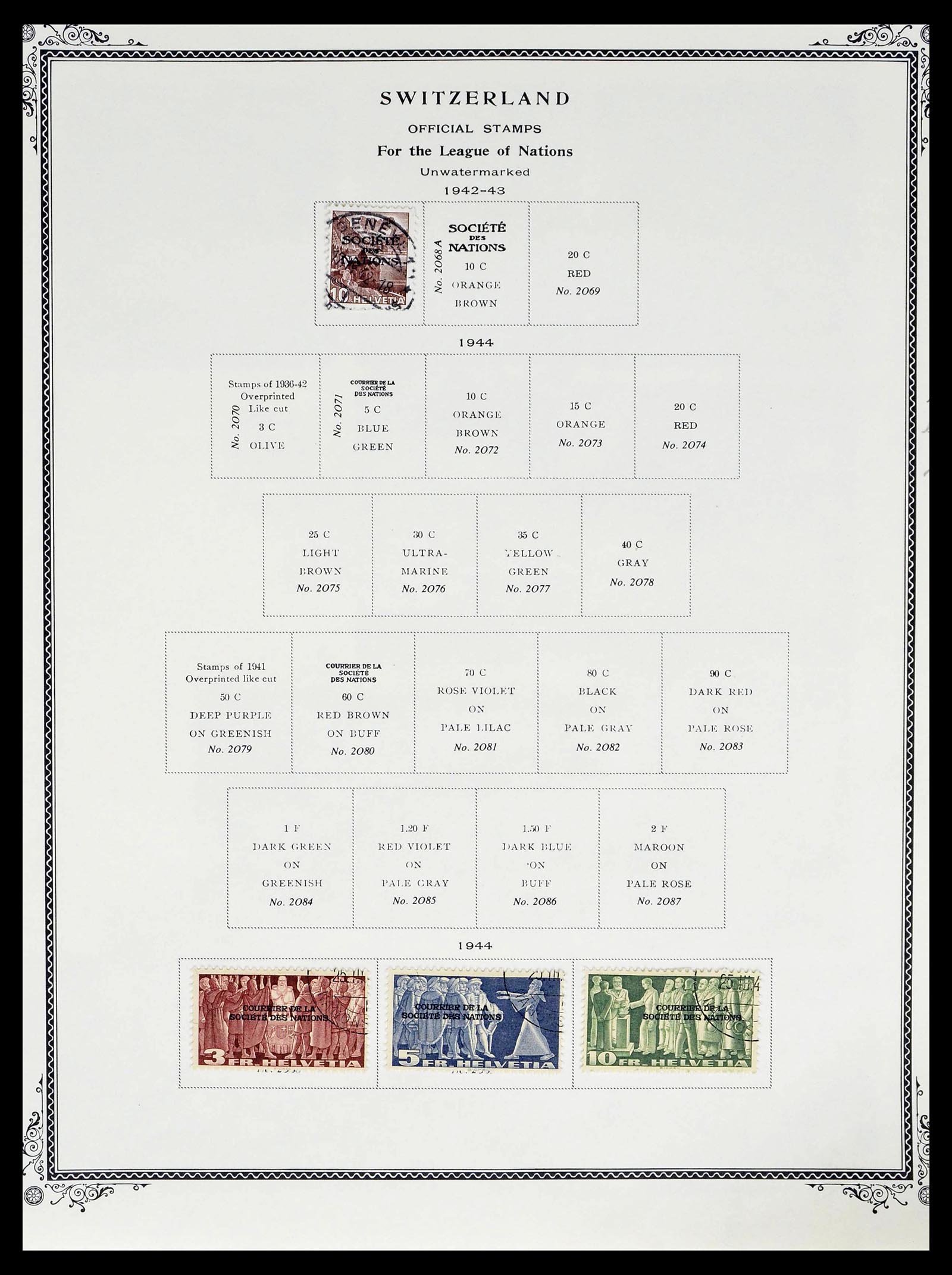39178 0240 - Stamp collection 39178 Switzerland 1850-1989.