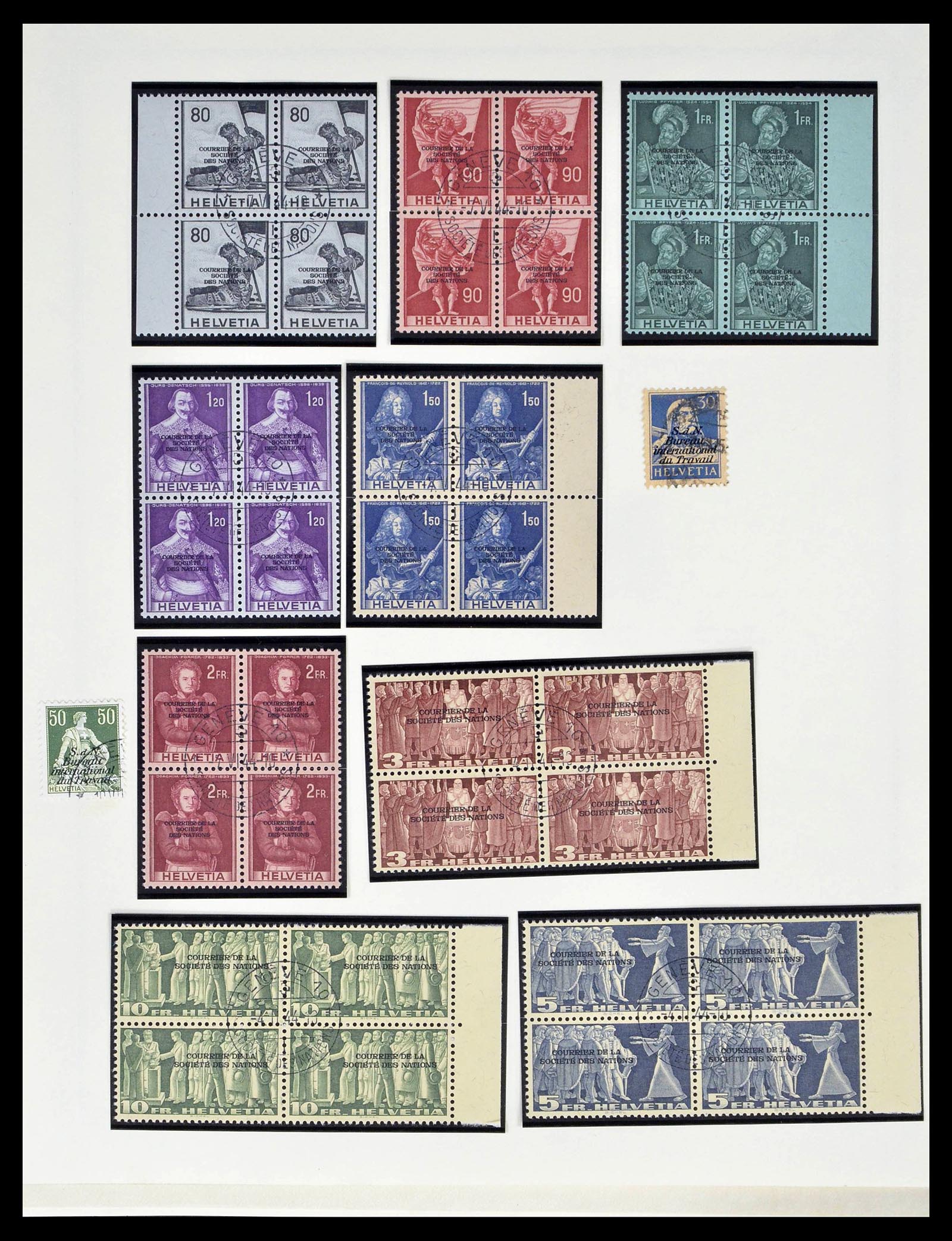 39178 0241 - Stamp collection 39178 Switzerland 1850-1989.