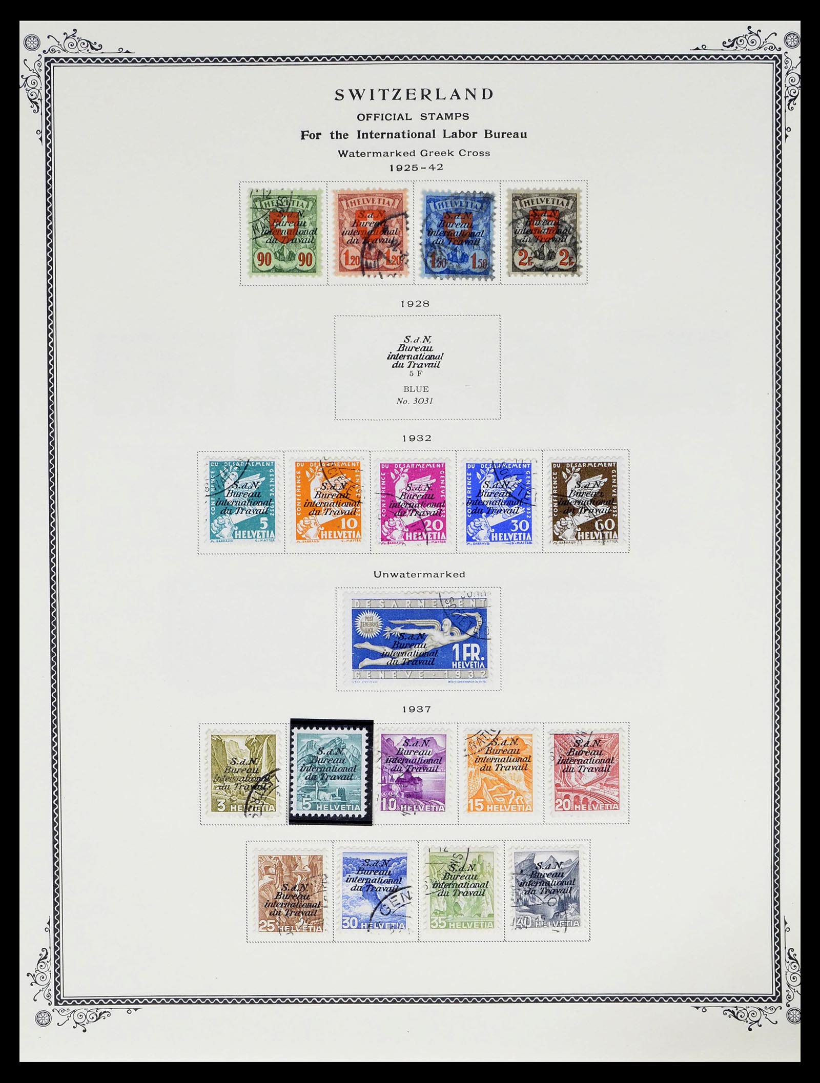 39178 0244 - Stamp collection 39178 Switzerland 1850-1989.