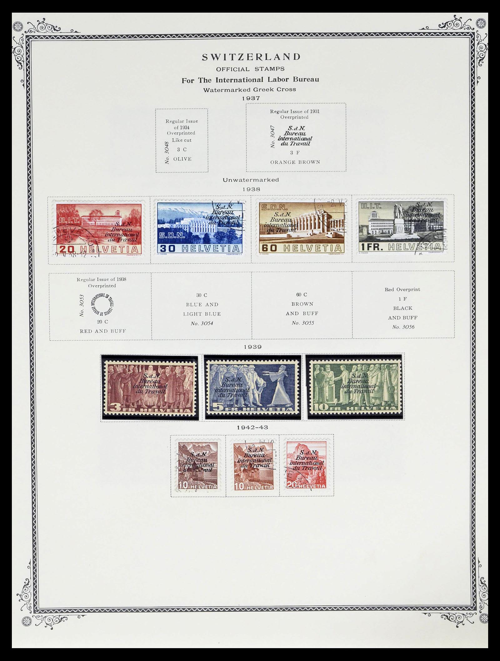 39178 0245 - Stamp collection 39178 Switzerland 1850-1989.