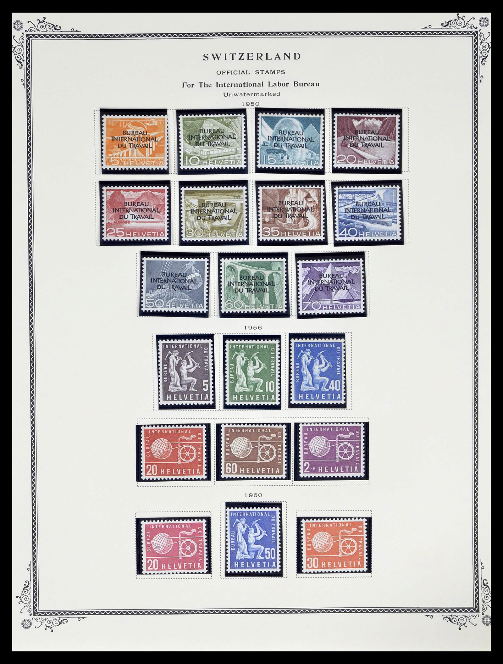 39178 0247 - Stamp collection 39178 Switzerland 1850-1989.