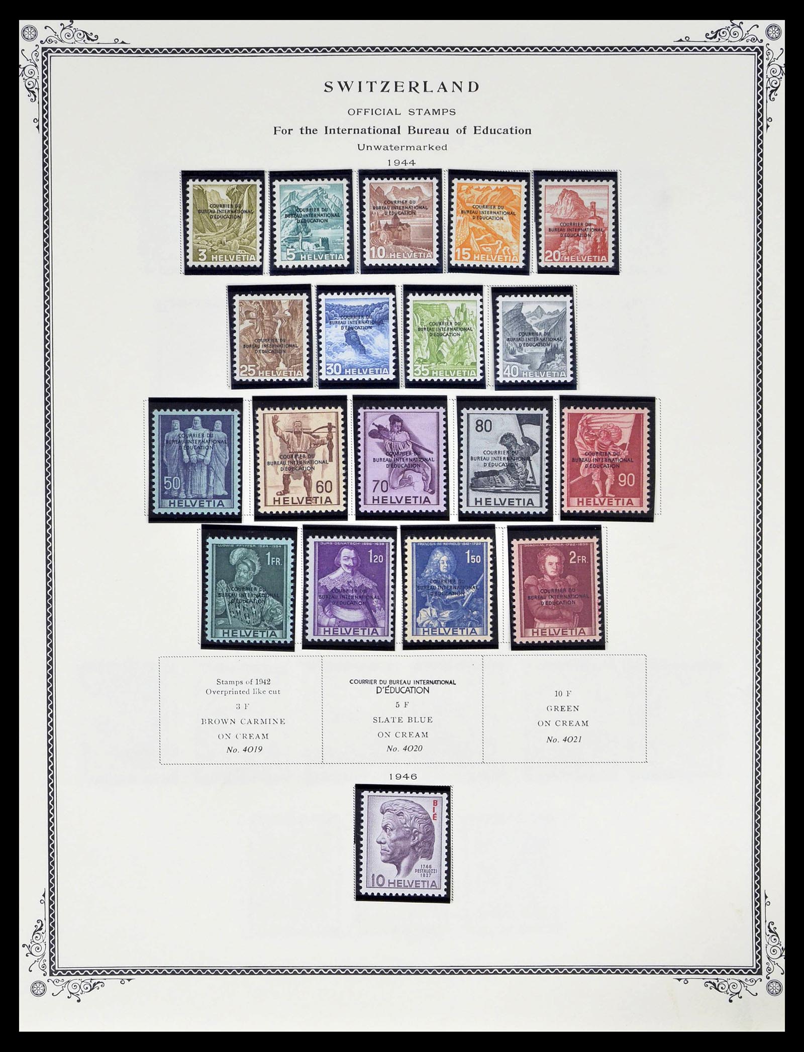 39178 0250 - Stamp collection 39178 Switzerland 1850-1989.