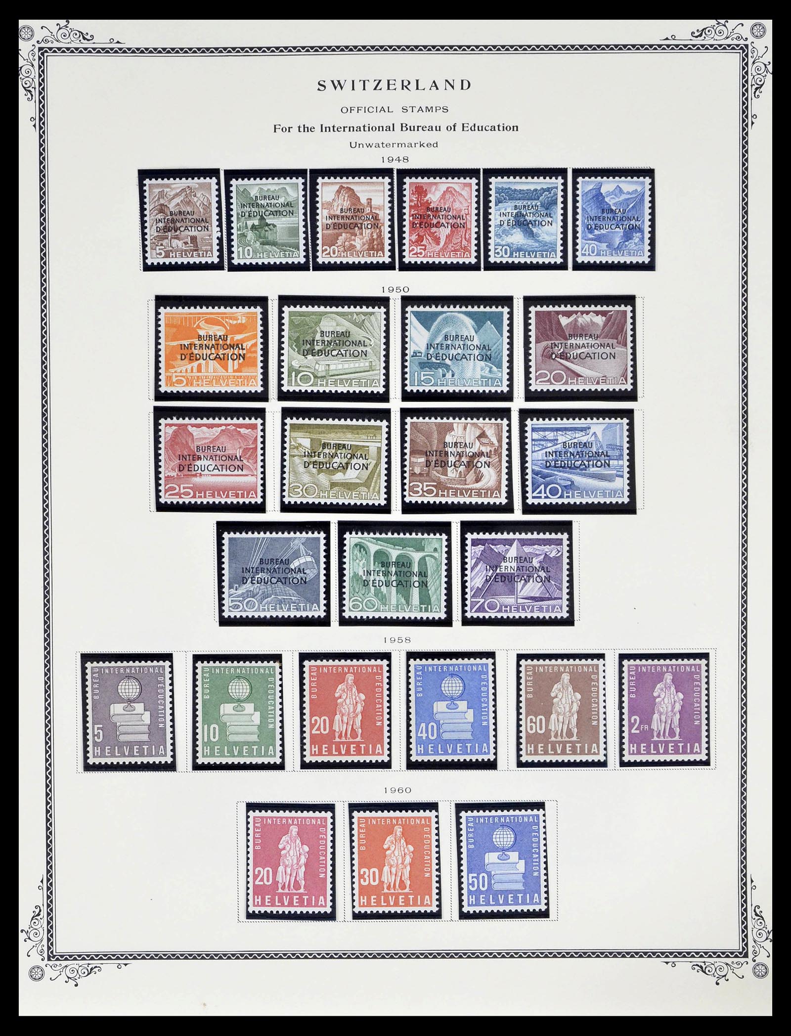 39178 0251 - Stamp collection 39178 Switzerland 1850-1989.