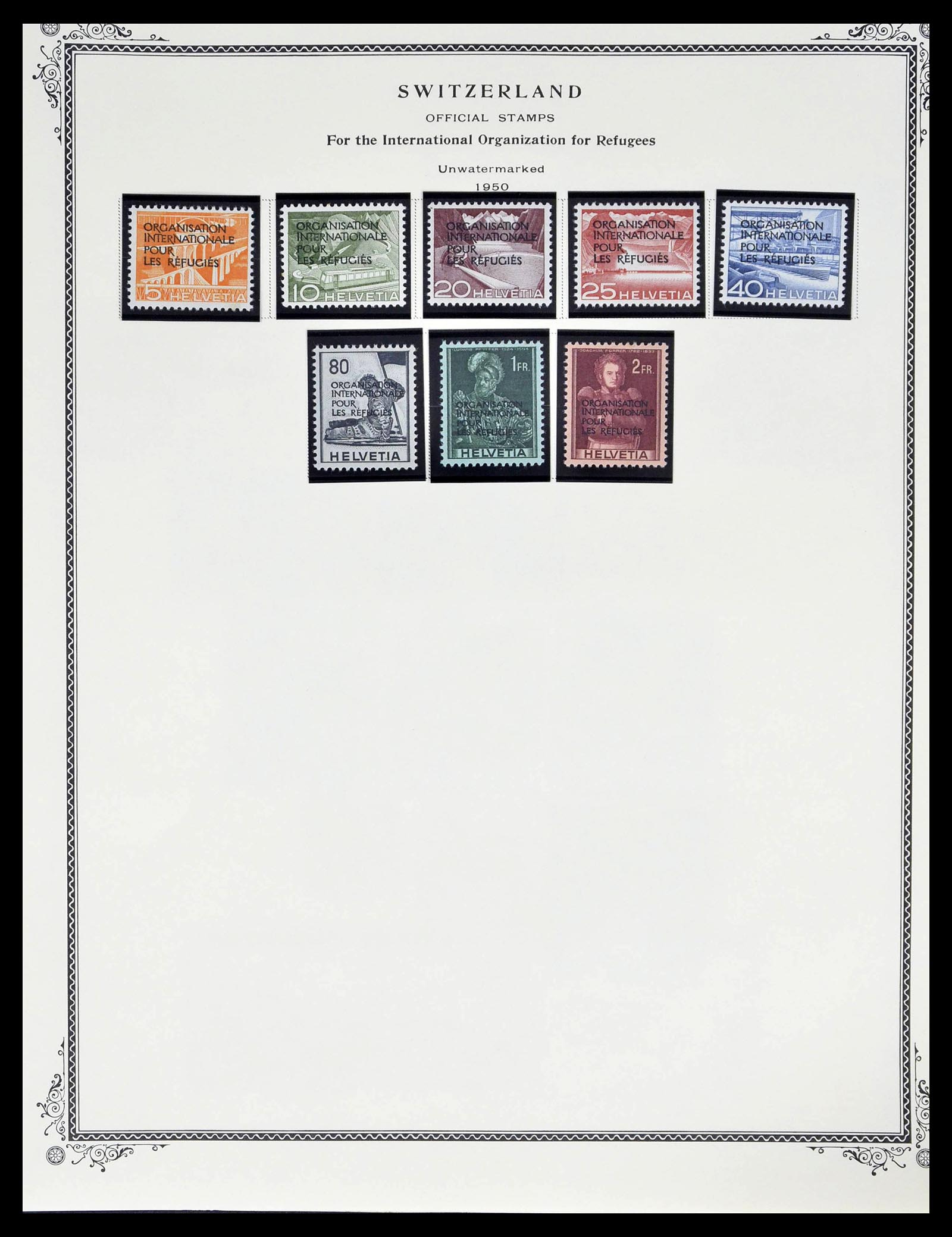39178 0254 - Stamp collection 39178 Switzerland 1850-1989.