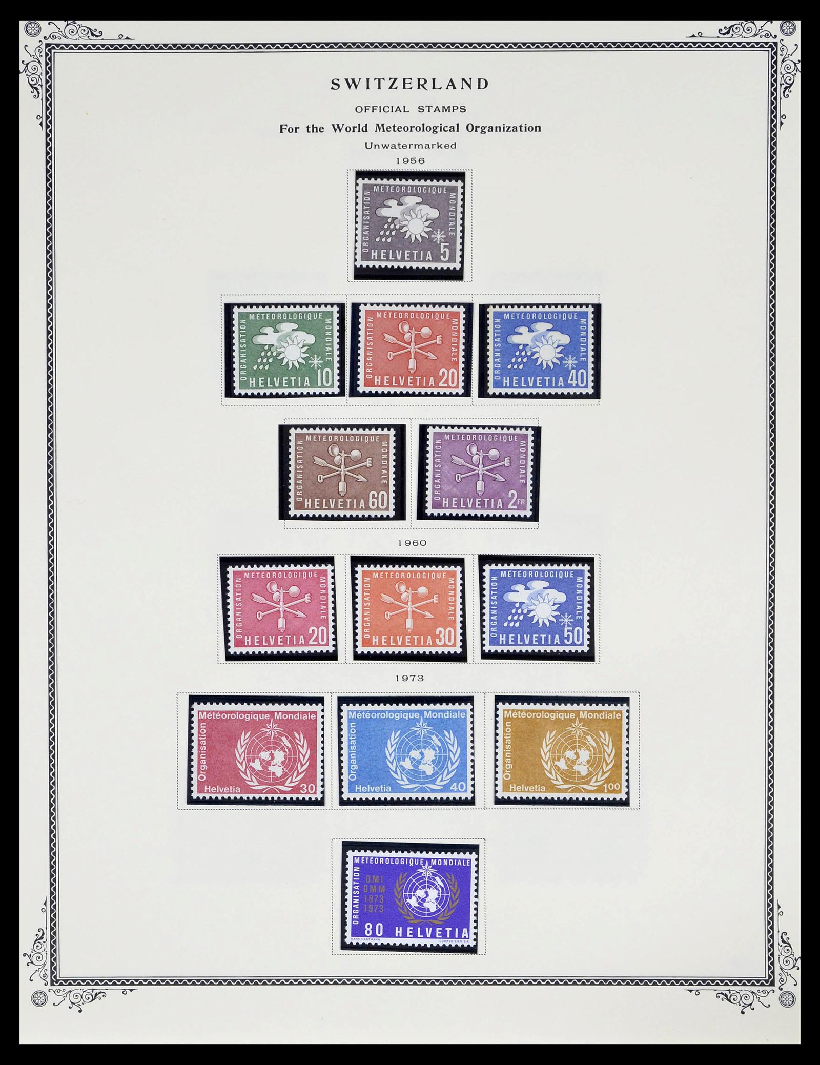 39178 0260 - Stamp collection 39178 Switzerland 1850-1989.
