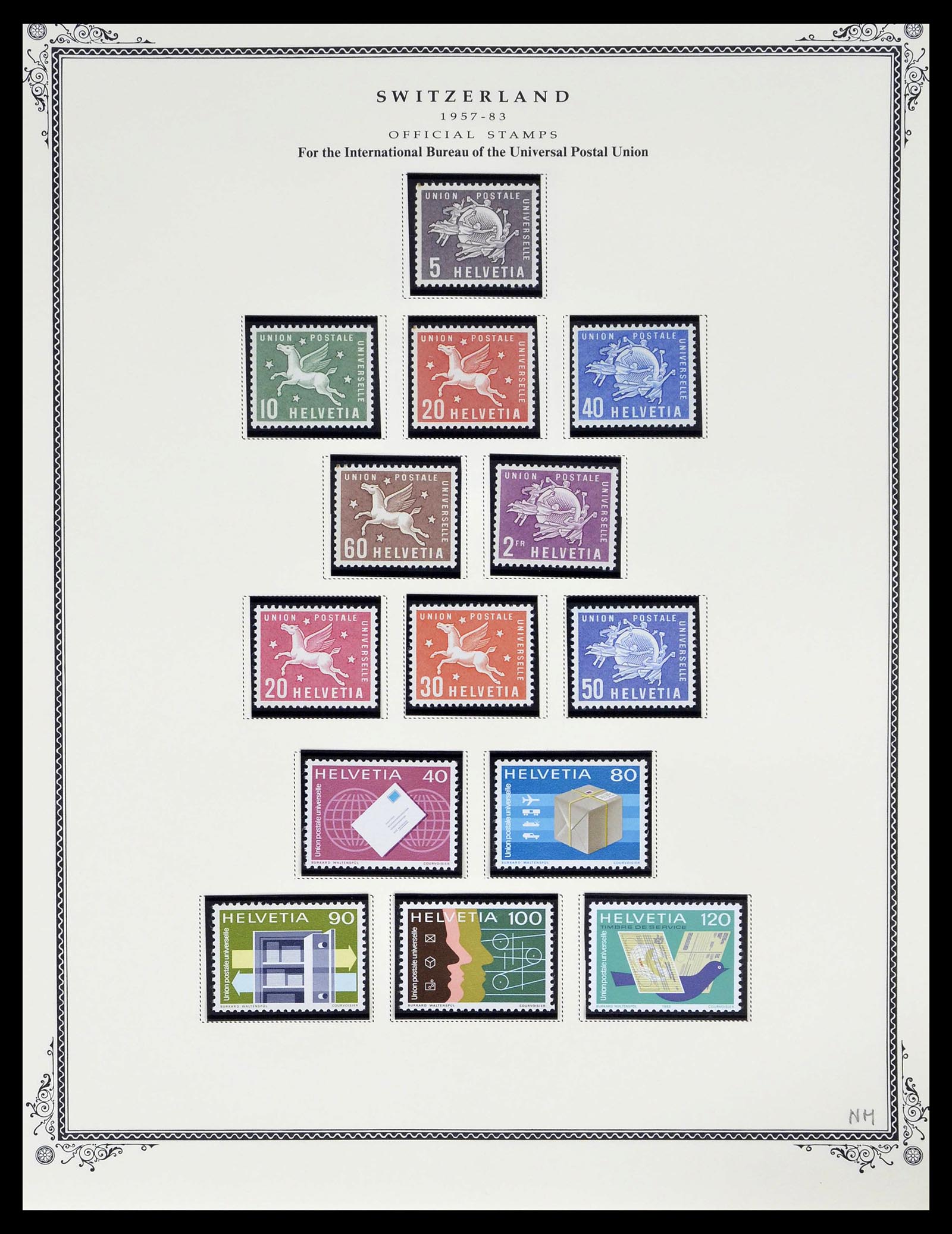 39178 0261 - Stamp collection 39178 Switzerland 1850-1989.