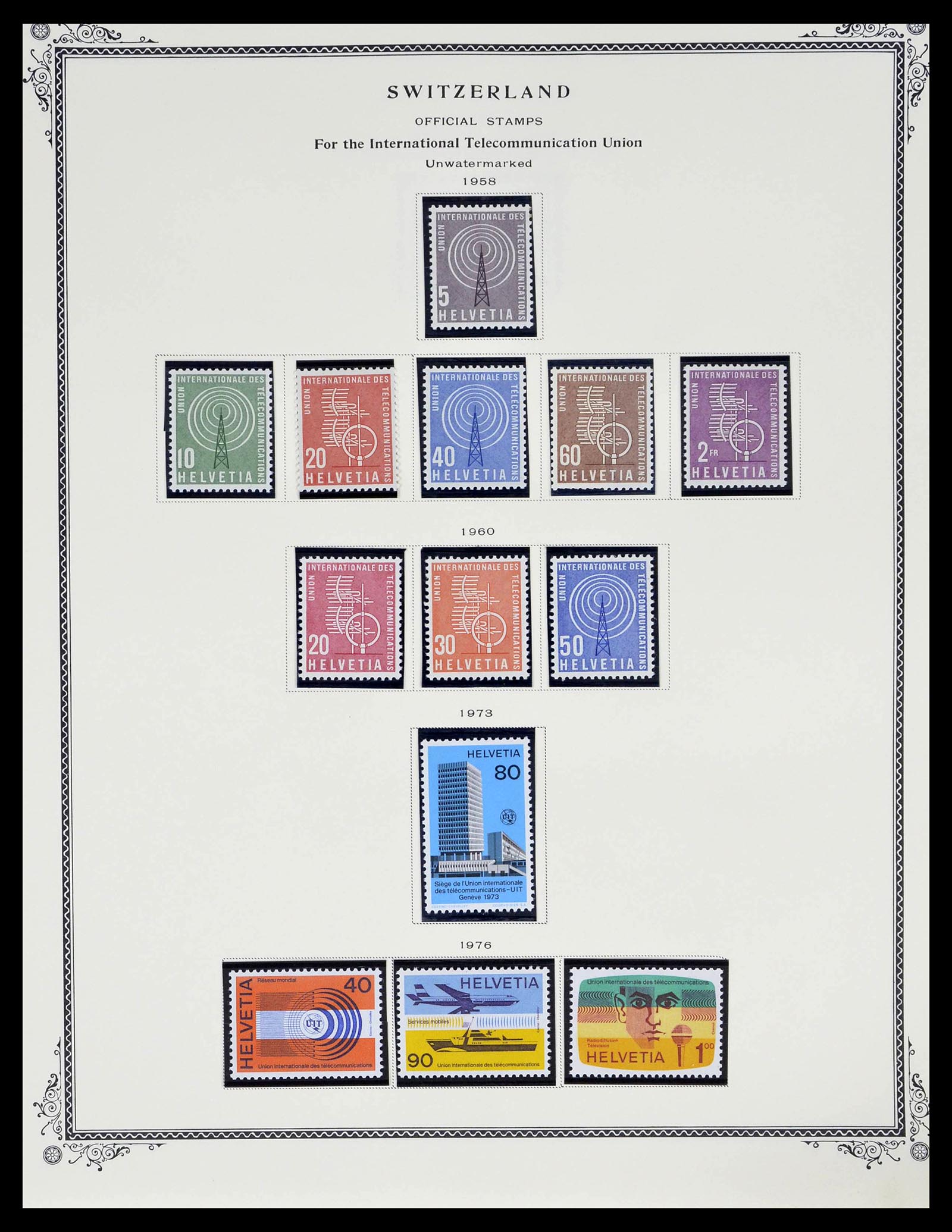 39178 0263 - Stamp collection 39178 Switzerland 1850-1989.