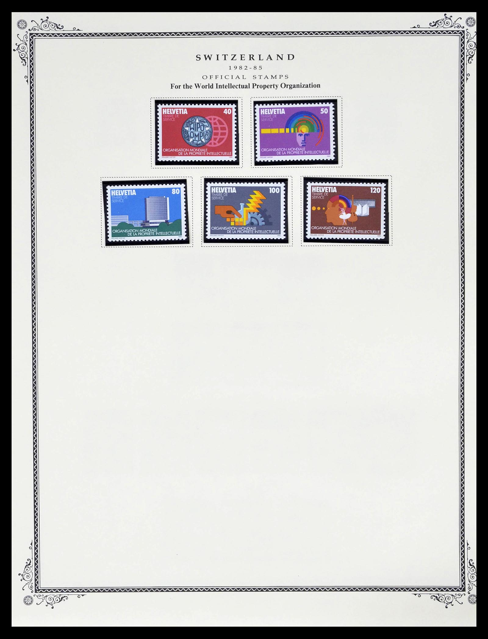 39178 0265 - Stamp collection 39178 Switzerland 1850-1989.