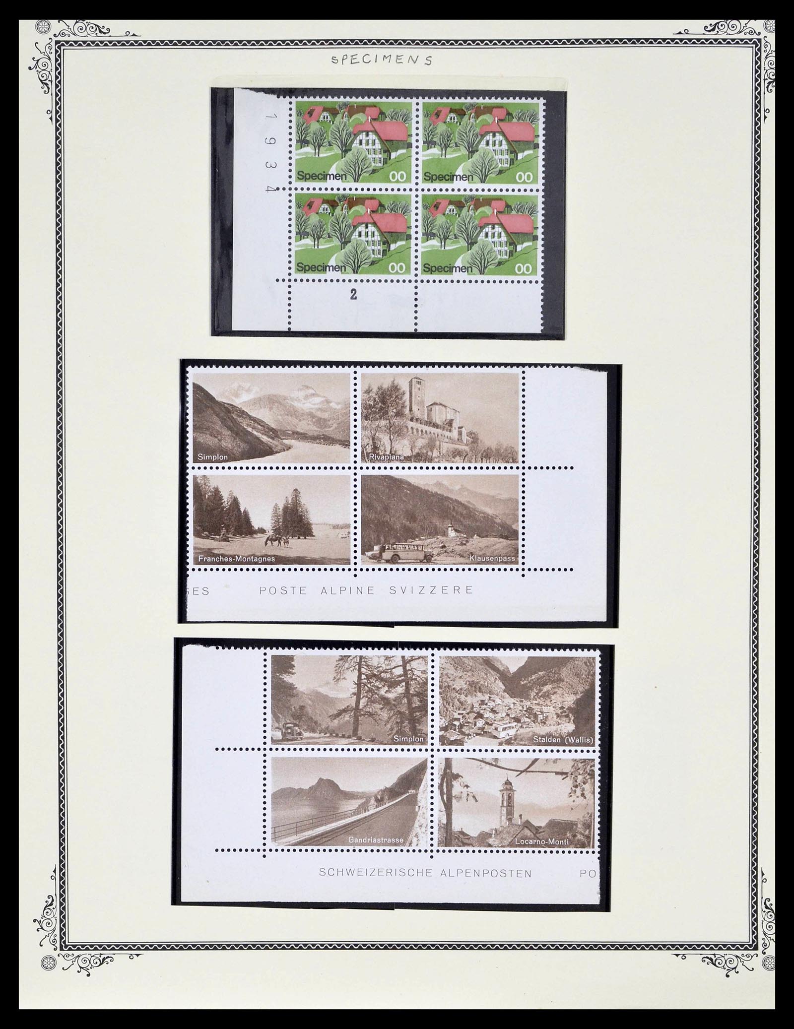 39178 0268 - Stamp collection 39178 Switzerland 1850-1989.