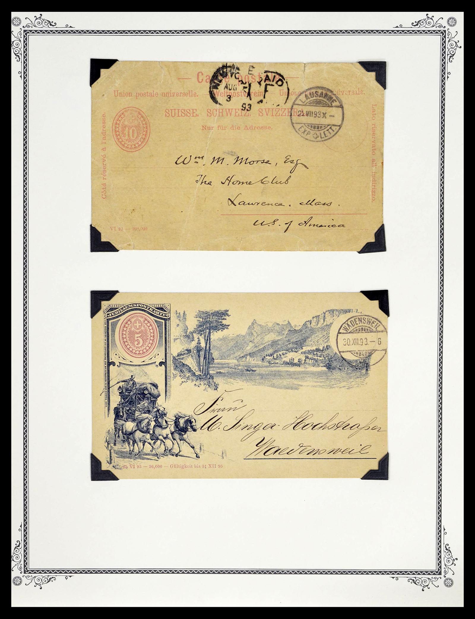 39178 0270 - Stamp collection 39178 Switzerland 1850-1989.
