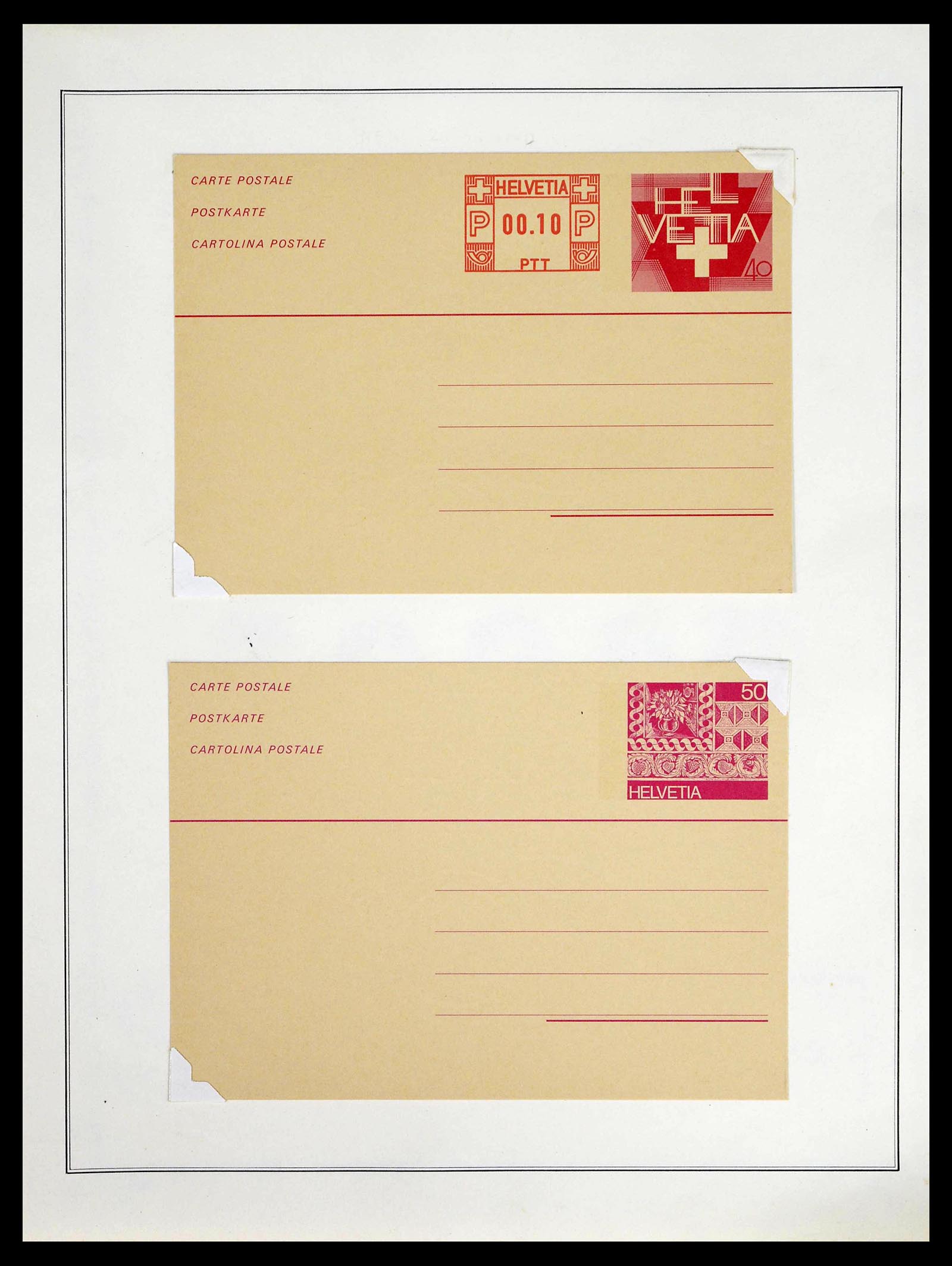 39178 0275 - Stamp collection 39178 Switzerland 1850-1989.