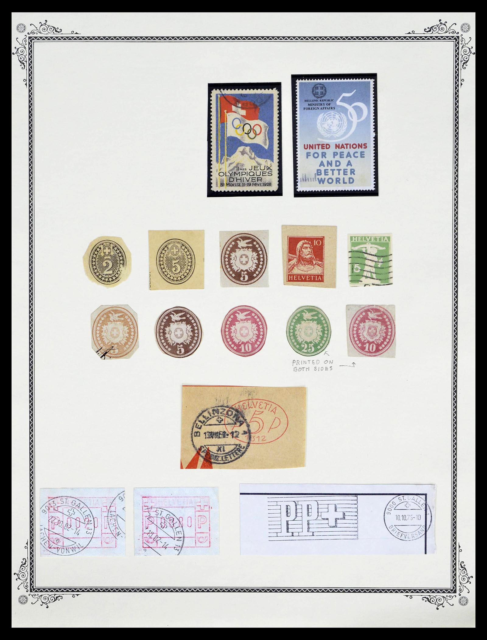 39178 0277 - Stamp collection 39178 Switzerland 1850-1989.