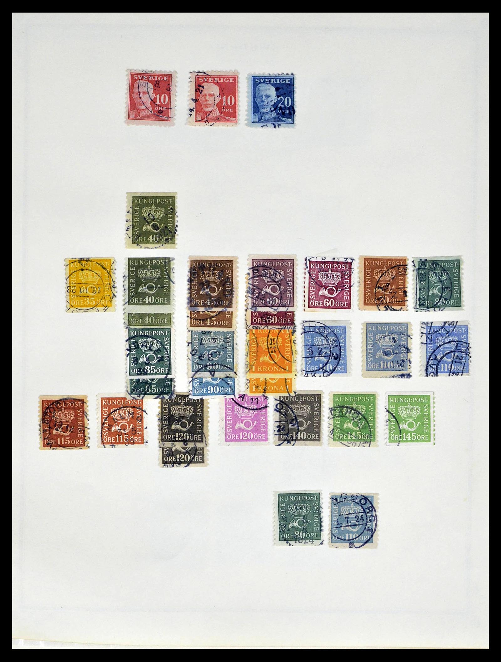39179 0011 - Postzegelverzameling 39179 Zweden 1855-1997.