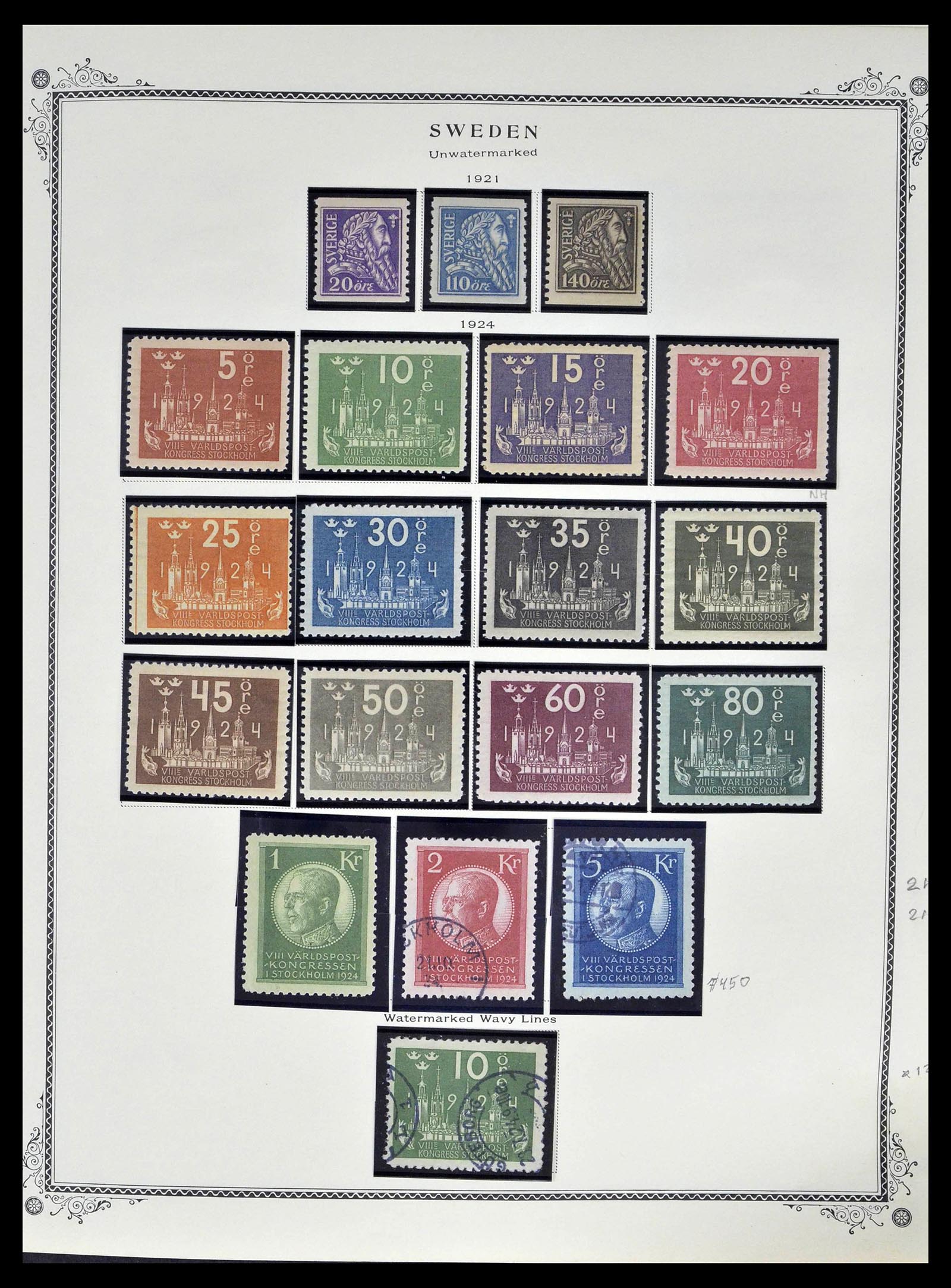 39179 0016 - Stamp collection 39179 Sweden 1855-1997.