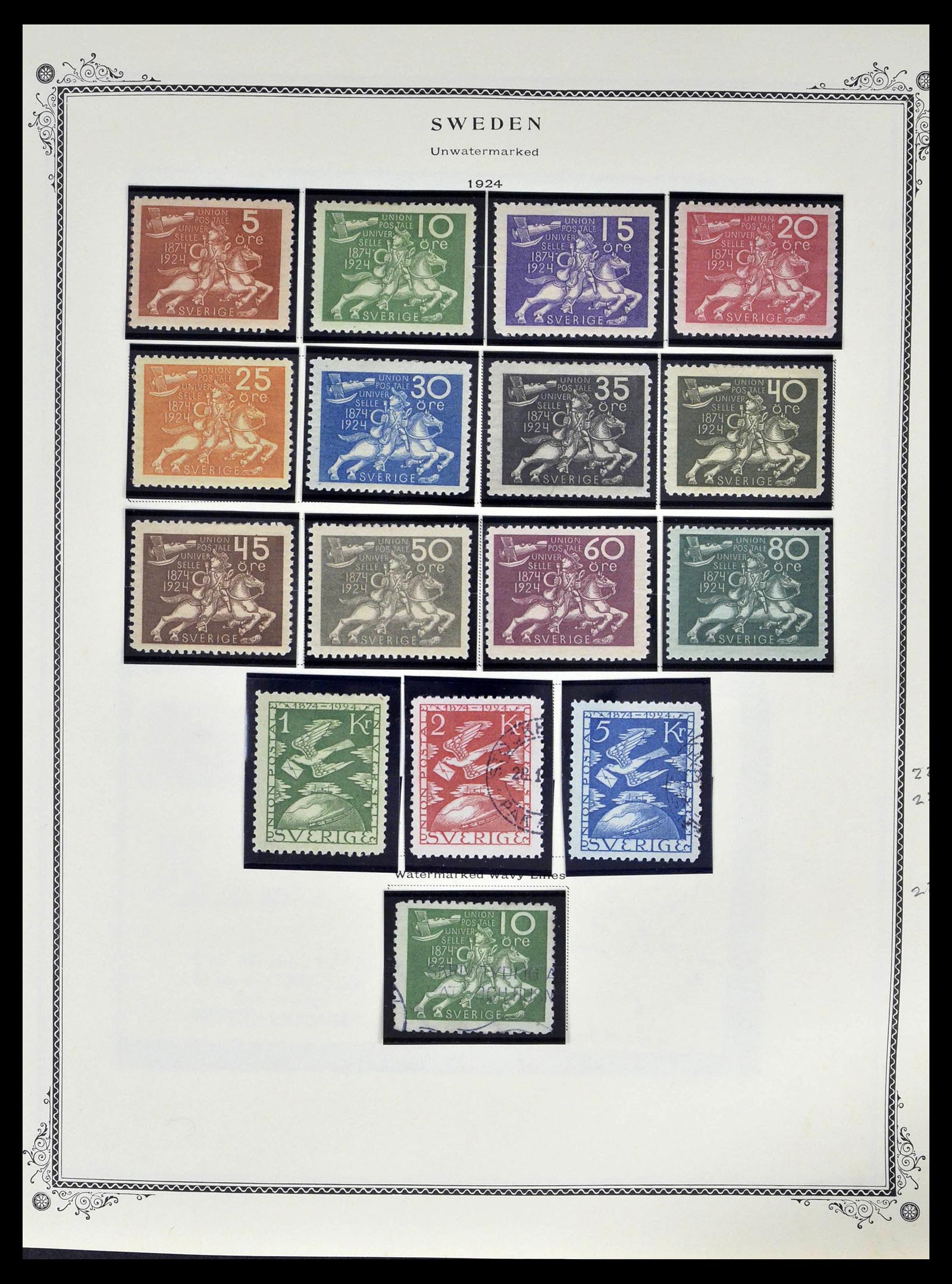 39179 0018 - Postzegelverzameling 39179 Zweden 1855-1997.