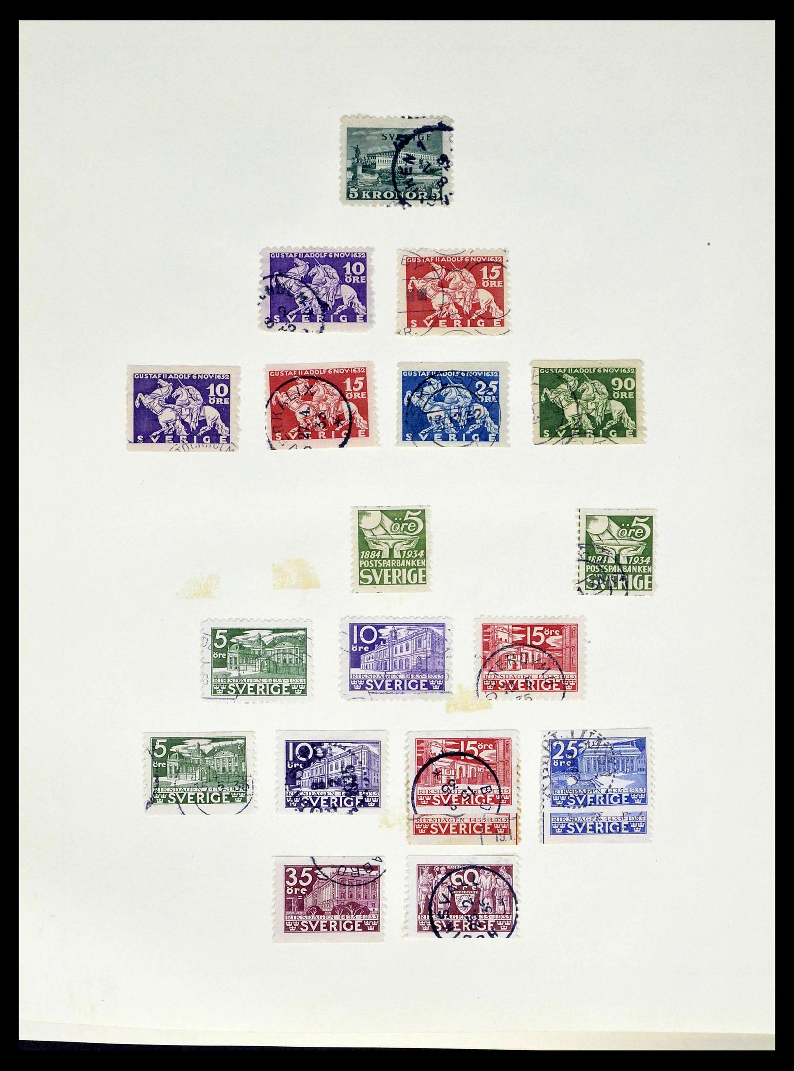 39179 0020 - Stamp collection 39179 Sweden 1855-1997.