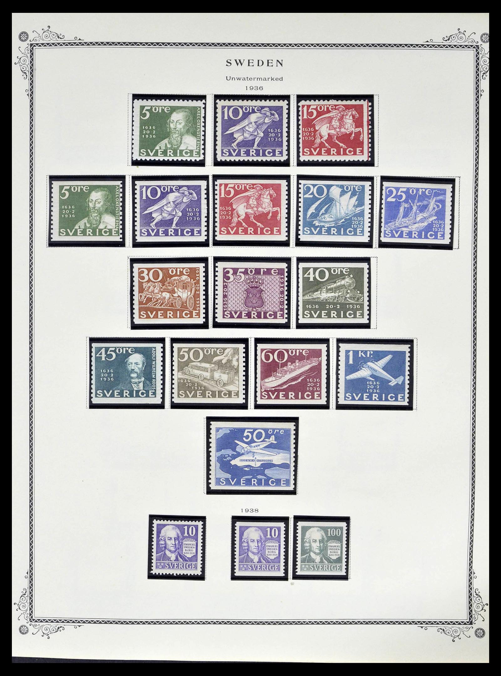 39179 0023 - Postzegelverzameling 39179 Zweden 1855-1997.