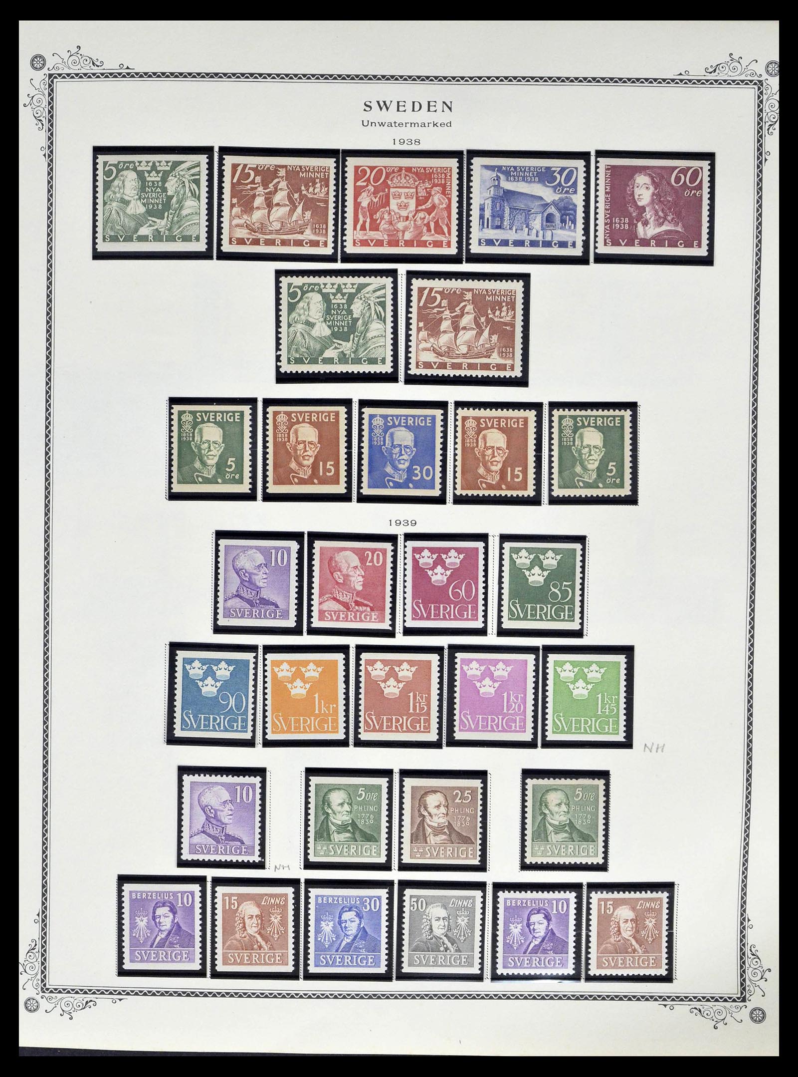 39179 0025 - Postzegelverzameling 39179 Zweden 1855-1997.