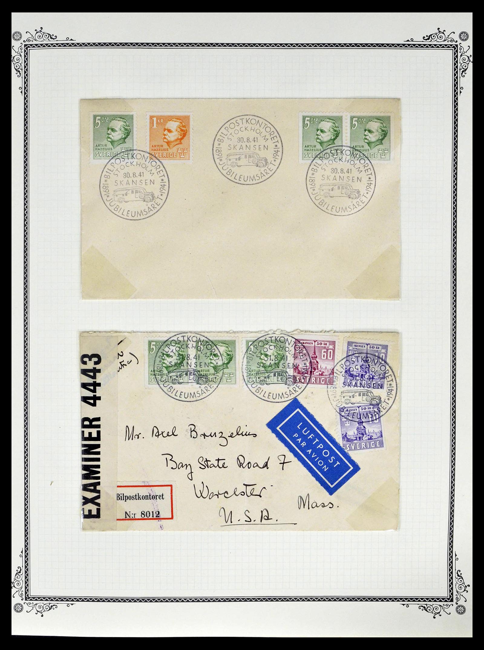 39179 0028 - Postzegelverzameling 39179 Zweden 1855-1997.