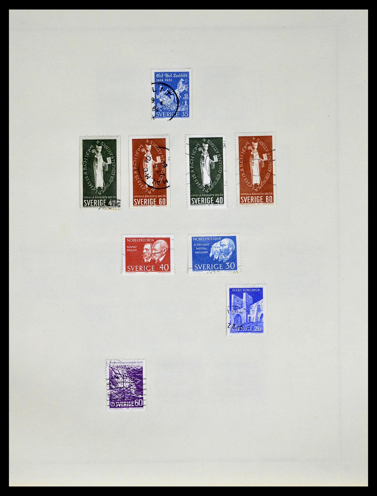 39179 0060 - Postzegelverzameling 39179 Zweden 1855-1997.