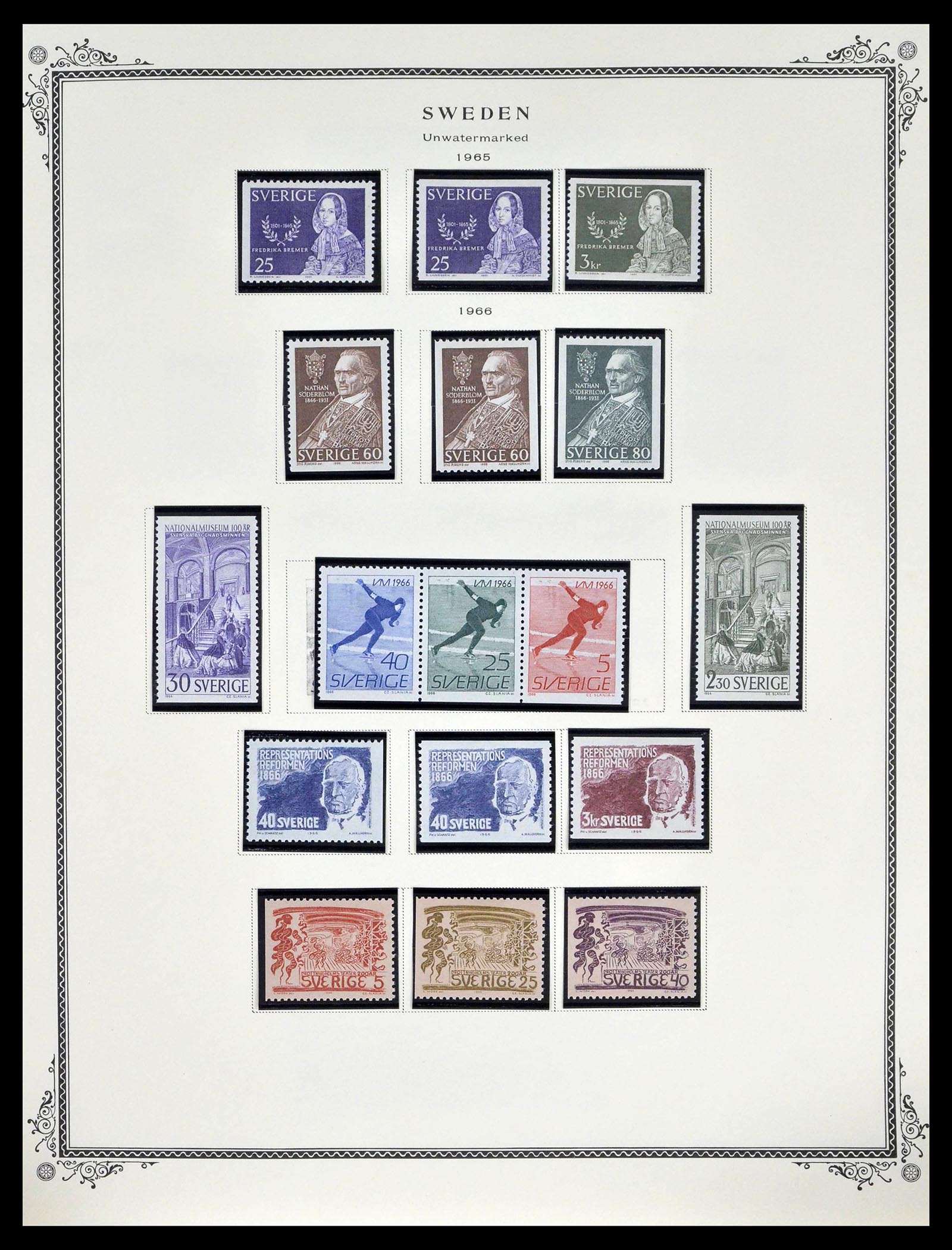 39179 0065 - Stamp collection 39179 Sweden 1855-1997.