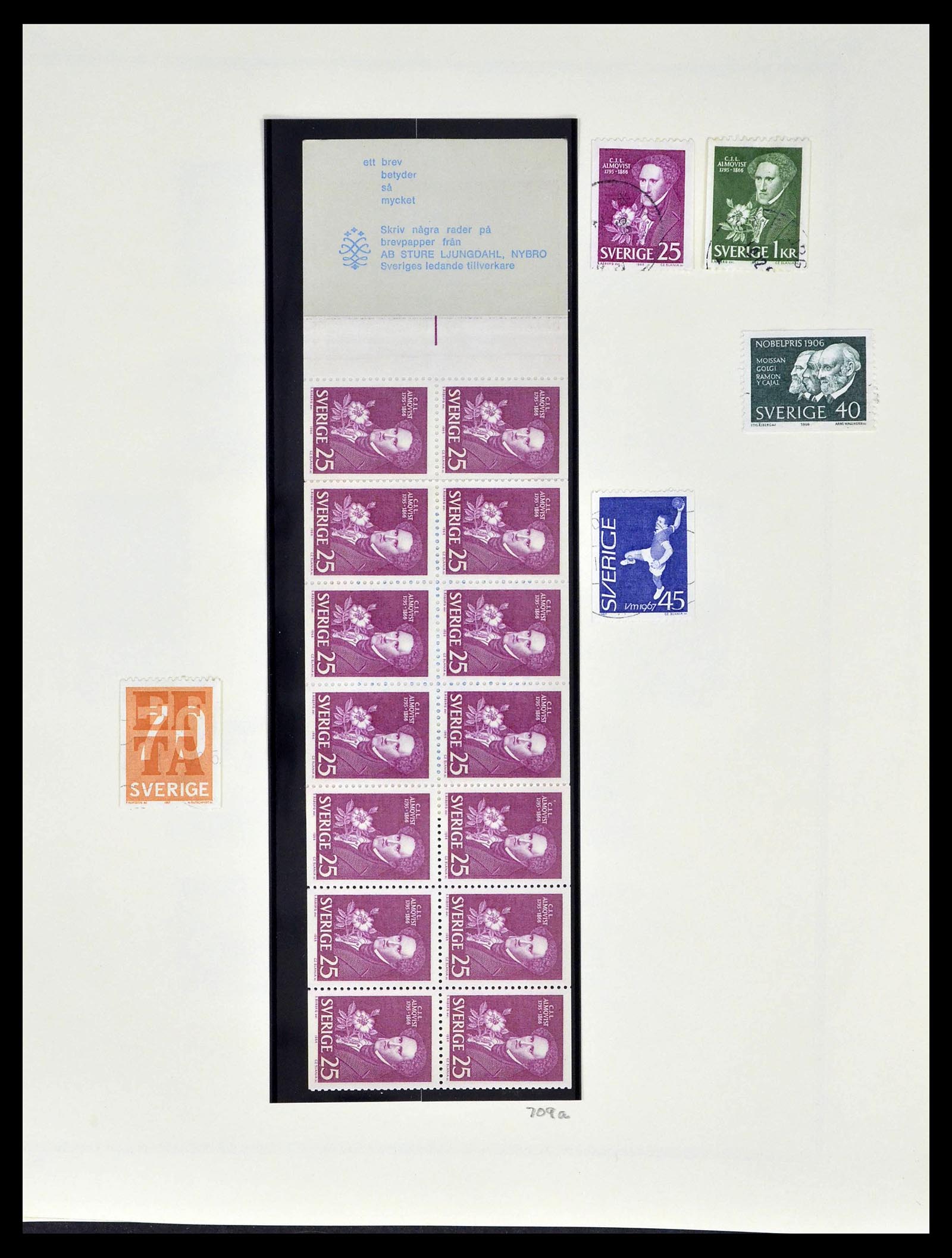 39179 0066 - Stamp collection 39179 Sweden 1855-1997.