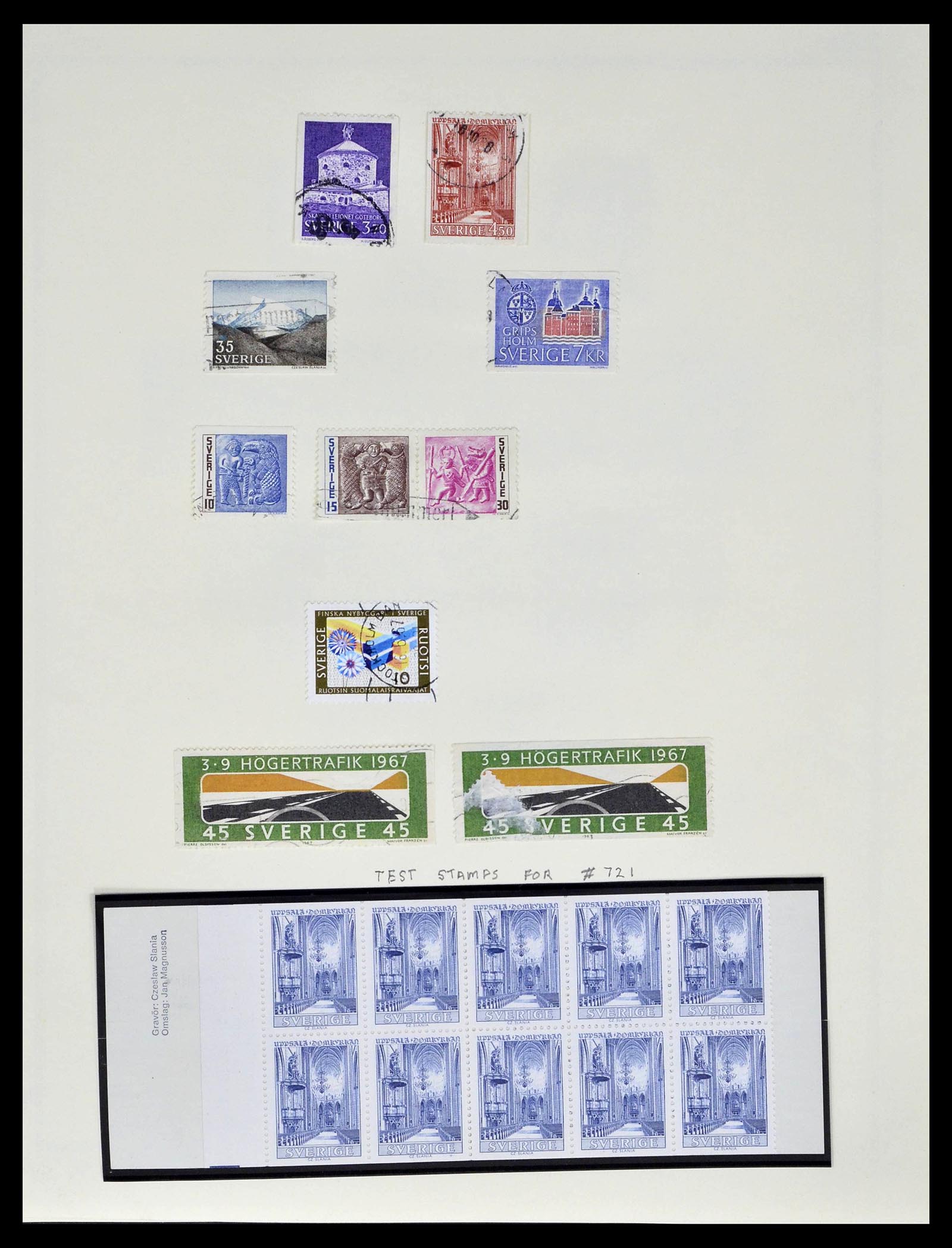 39179 0068 - Stamp collection 39179 Sweden 1855-1997.