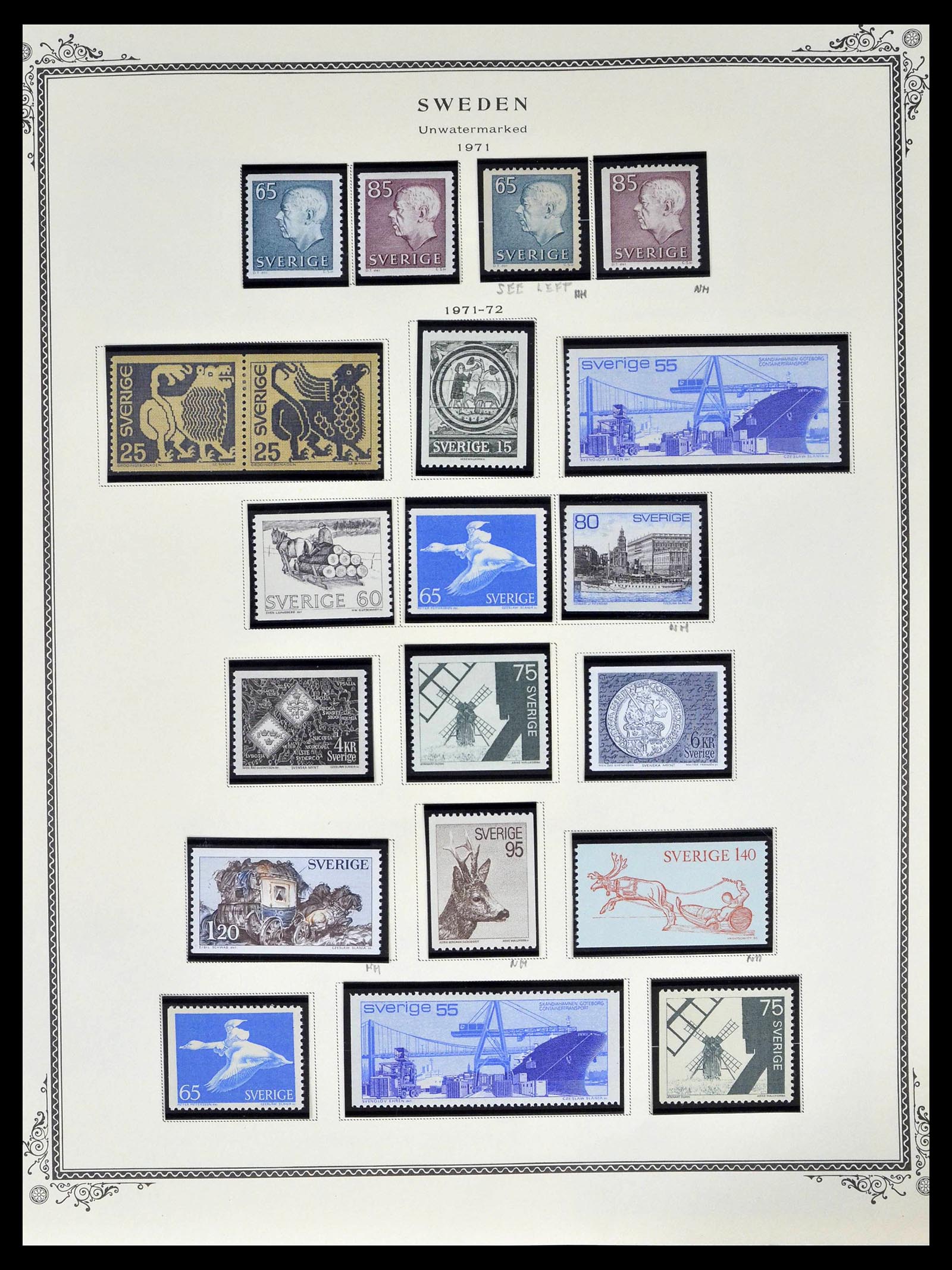39179 0086 - Stamp collection 39179 Sweden 1855-1997.