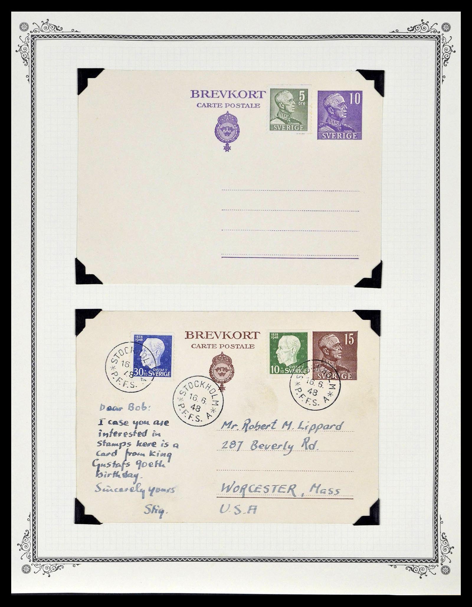 39179 0245 - Postzegelverzameling 39179 Zweden 1855-1997.