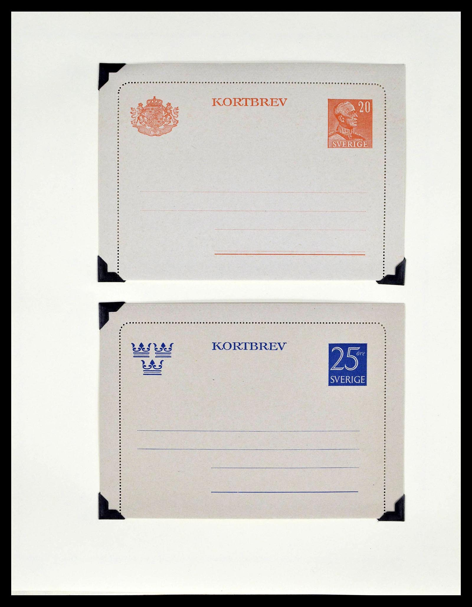 39179 0246 - Postzegelverzameling 39179 Zweden 1855-1997.