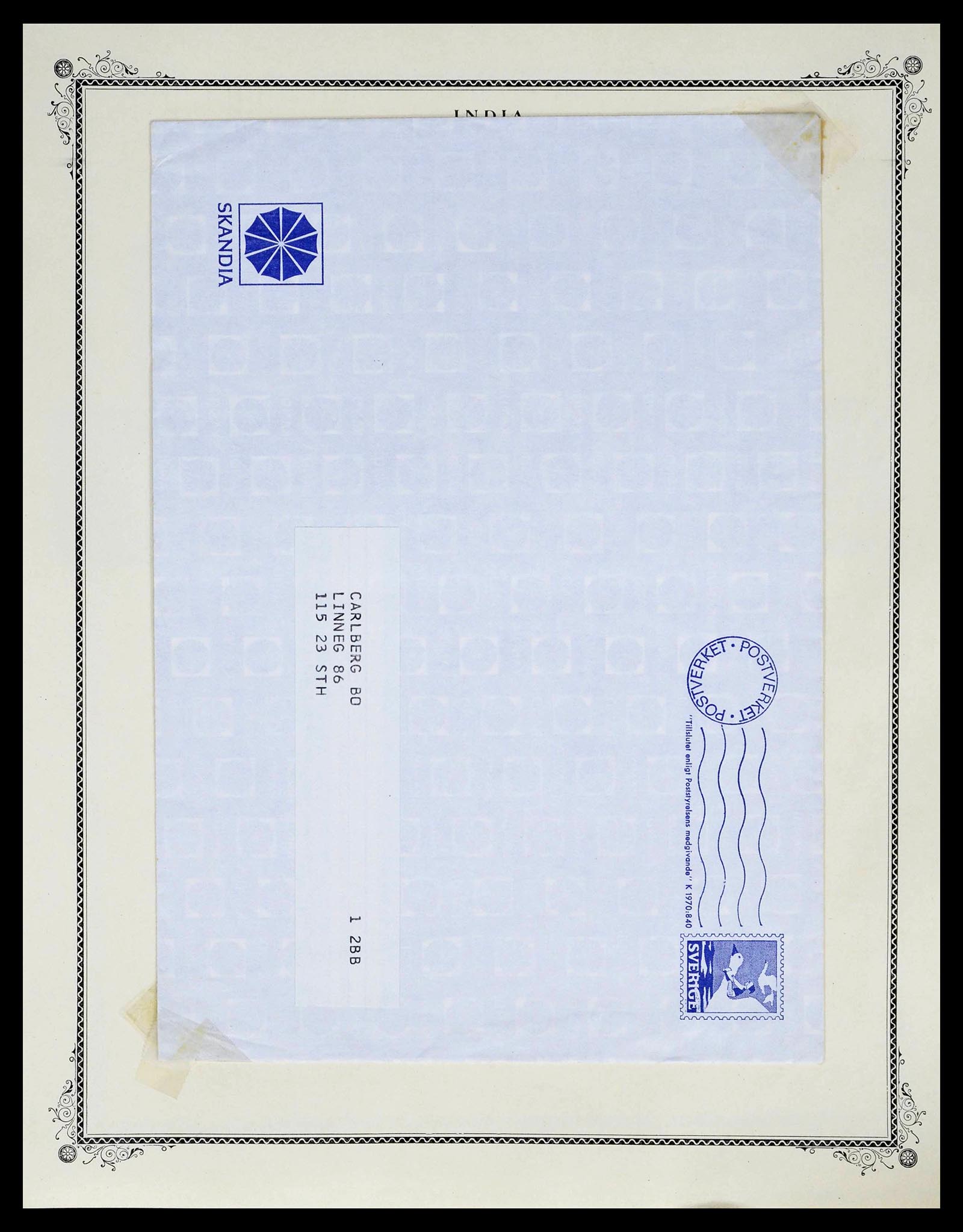 39179 0259 - Postzegelverzameling 39179 Zweden 1855-1997.