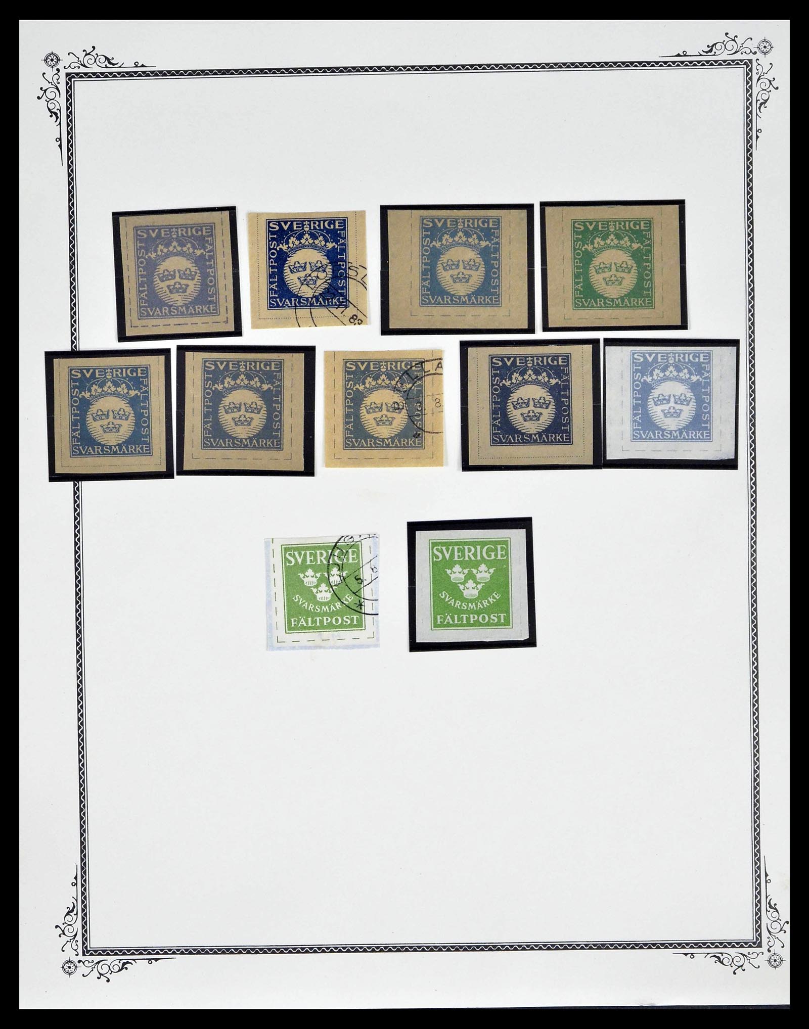 39179 0260 - Postzegelverzameling 39179 Zweden 1855-1997.