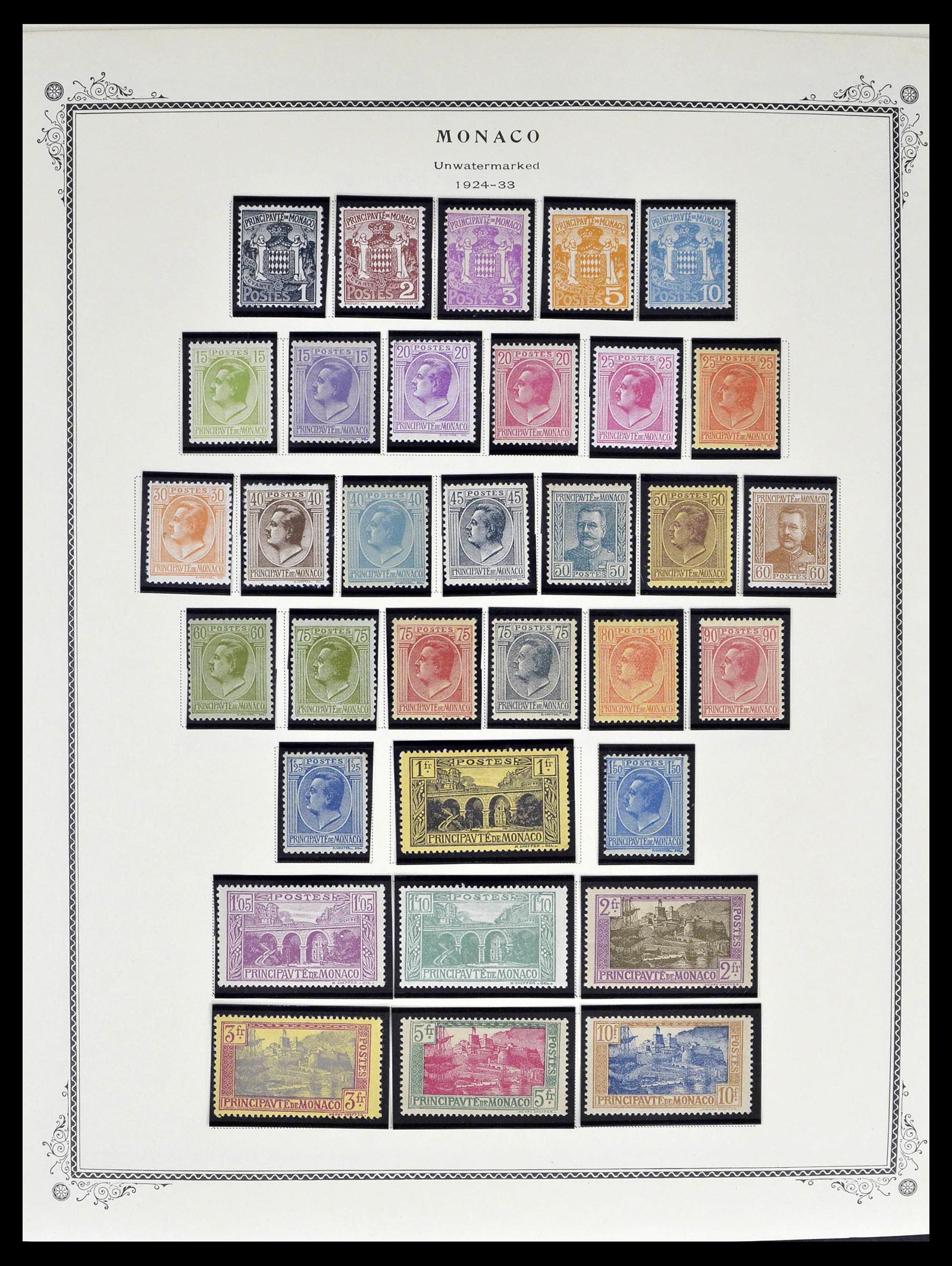 39181 0008 - Postzegelverzameling 39181 Monaco 1885-1980.