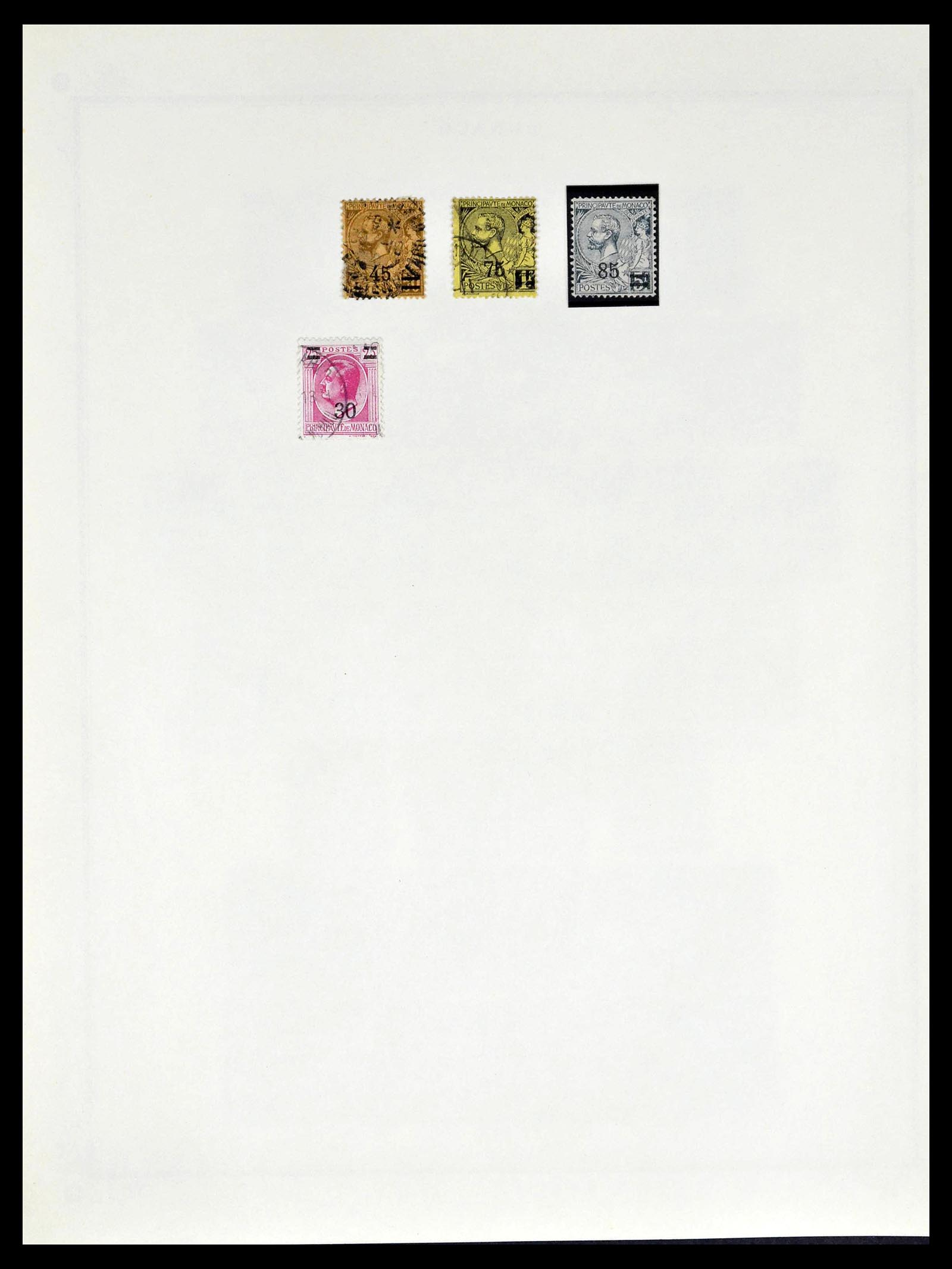 39181 0009 - Postzegelverzameling 39181 Monaco 1885-1980.