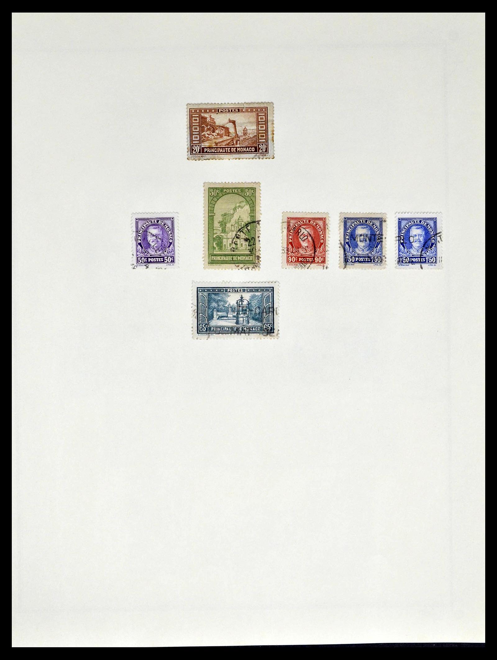 39181 0011 - Stamp collection 39181 Monaco 1885-1980.