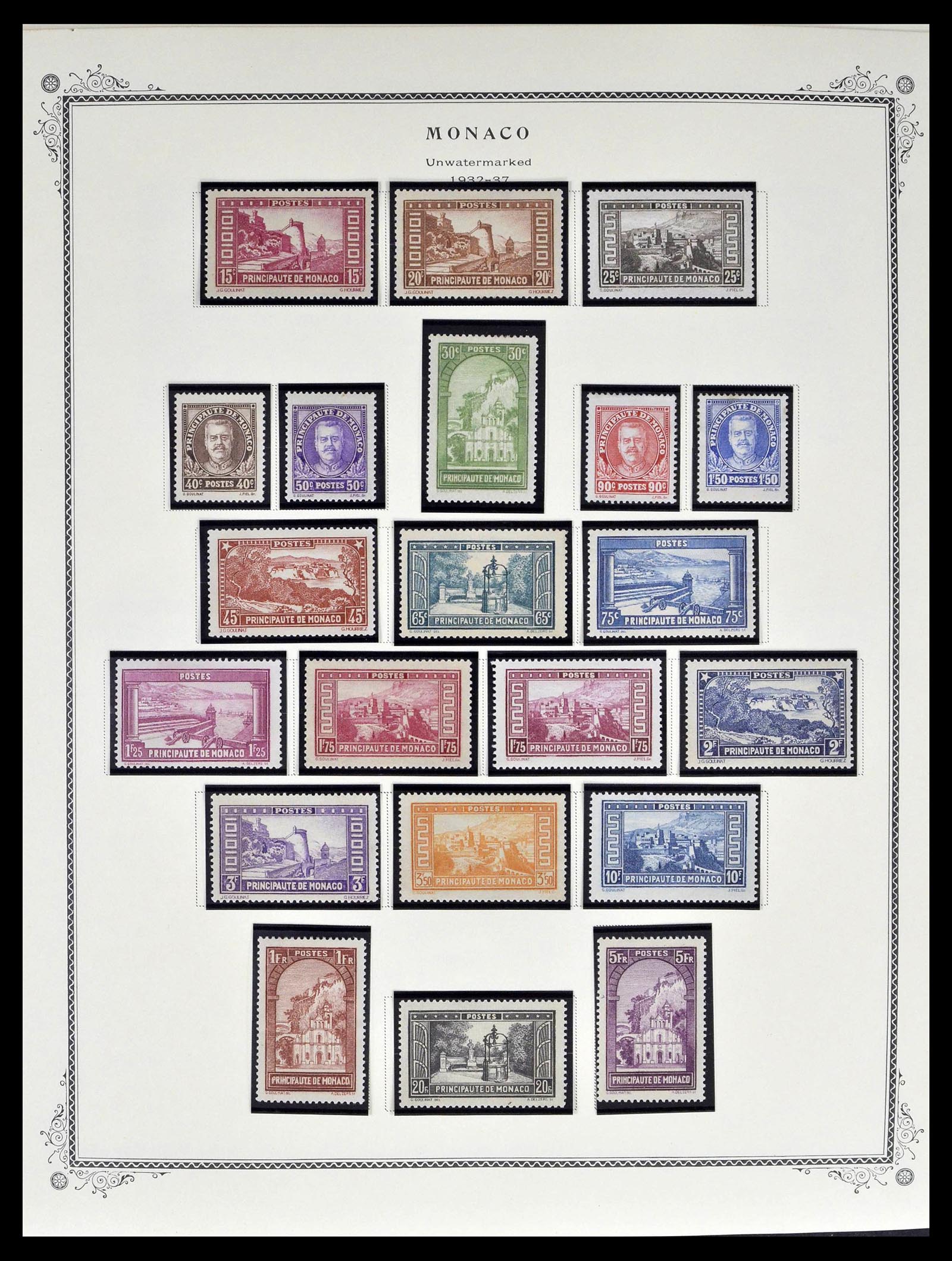 39181 0012 - Postzegelverzameling 39181 Monaco 1885-1980.