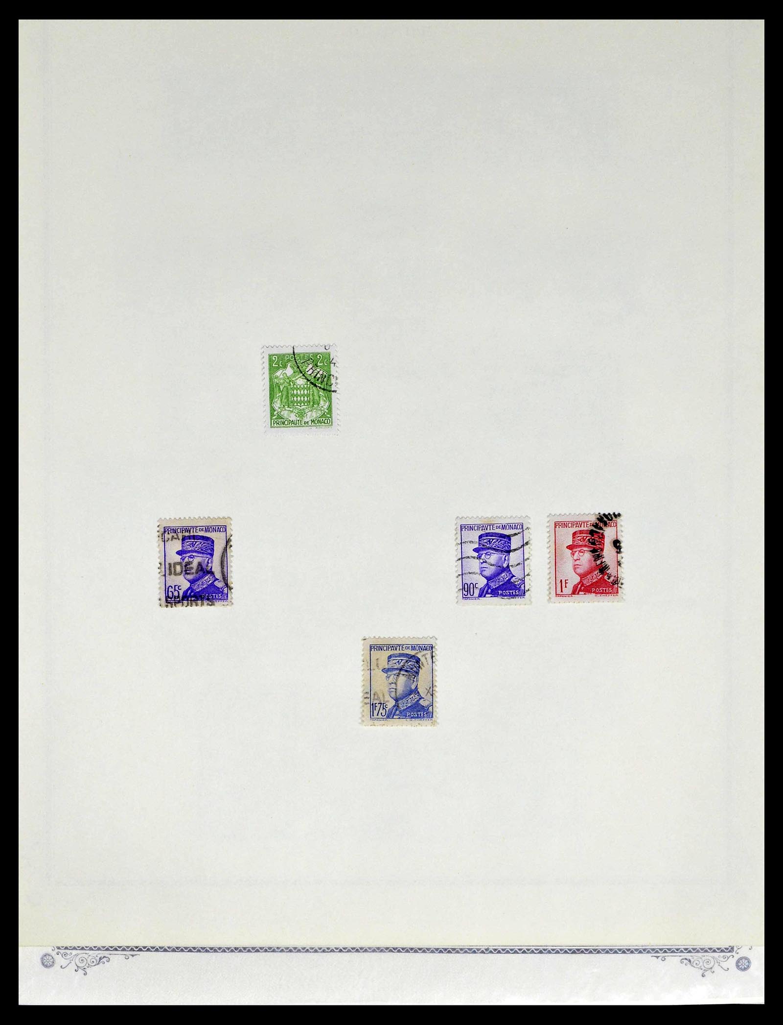 39181 0013 - Postzegelverzameling 39181 Monaco 1885-1980.