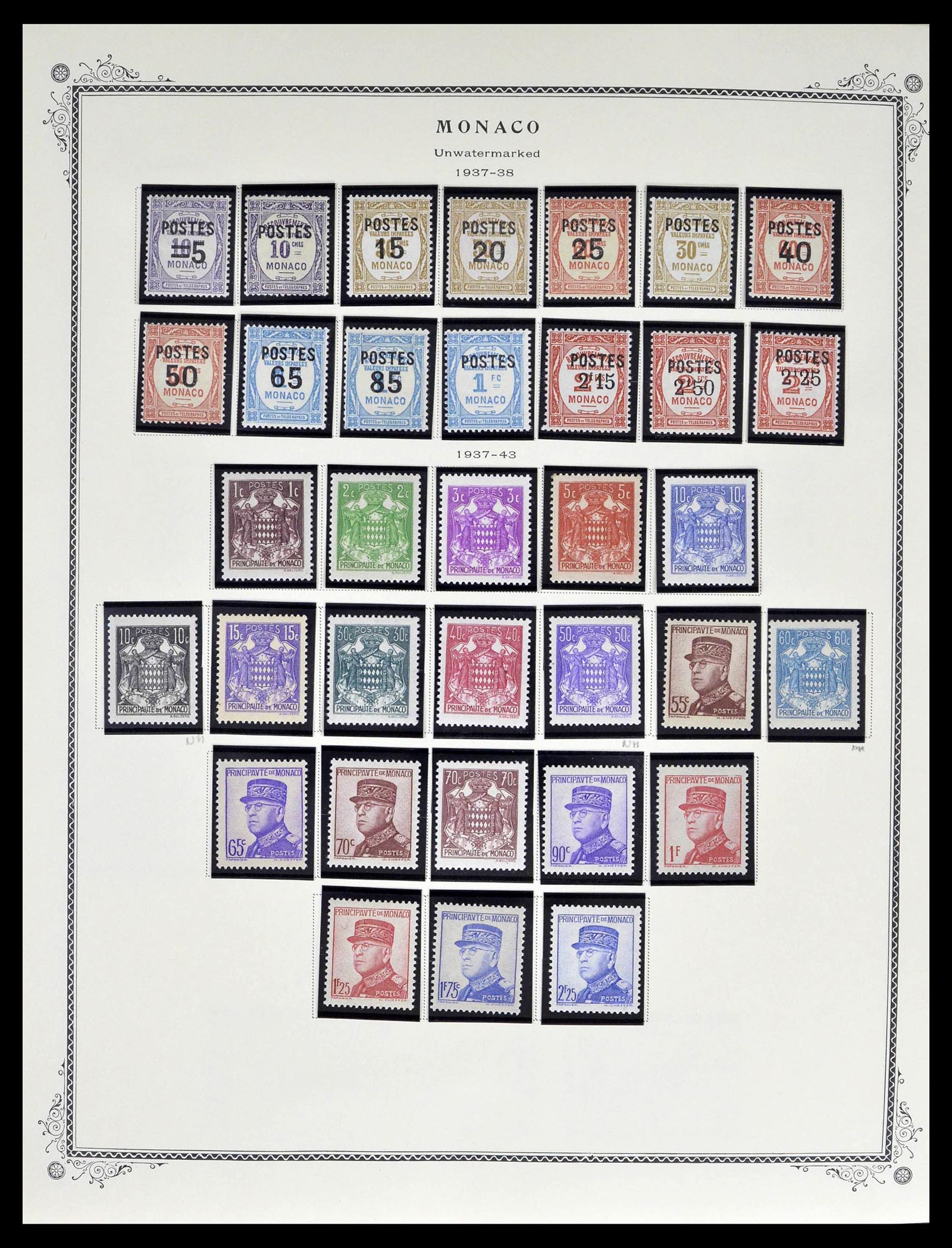 39181 0014 - Postzegelverzameling 39181 Monaco 1885-1980.