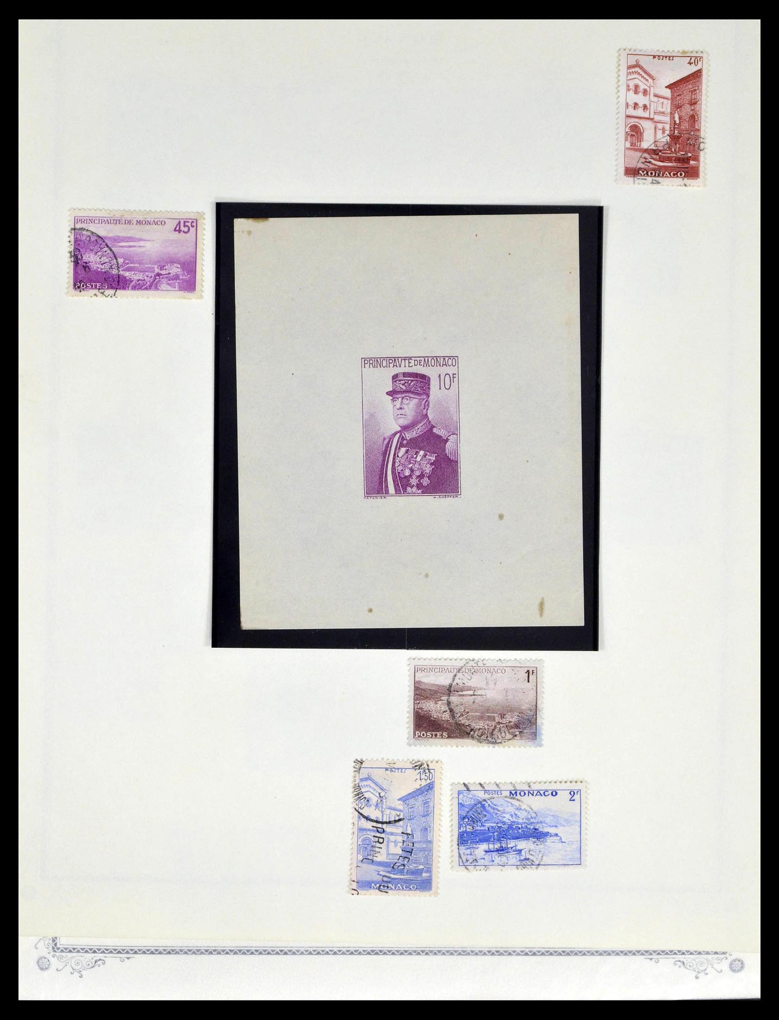 39181 0015 - Postzegelverzameling 39181 Monaco 1885-1980.
