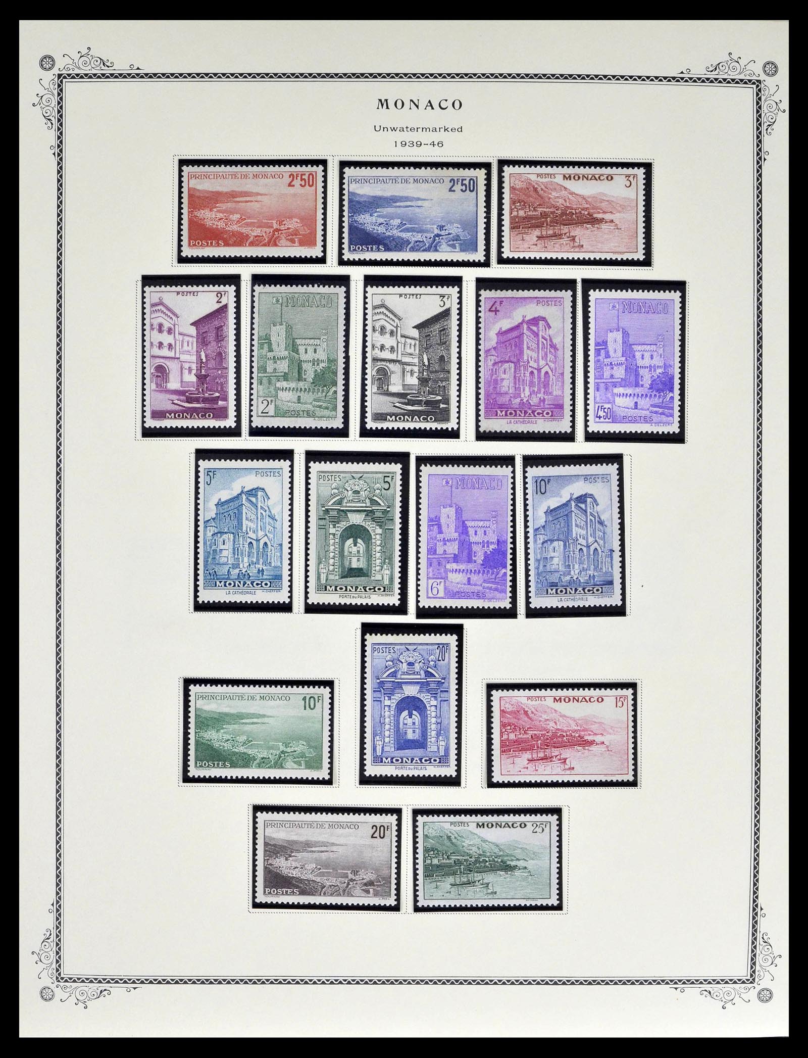 39181 0018 - Postzegelverzameling 39181 Monaco 1885-1980.