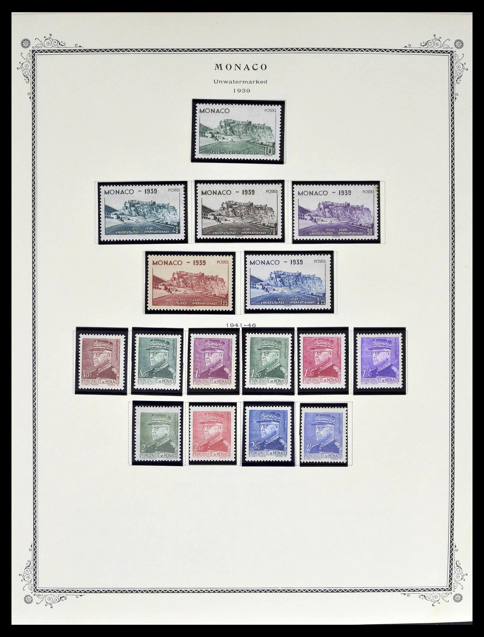 39181 0020 - Postzegelverzameling 39181 Monaco 1885-1980.