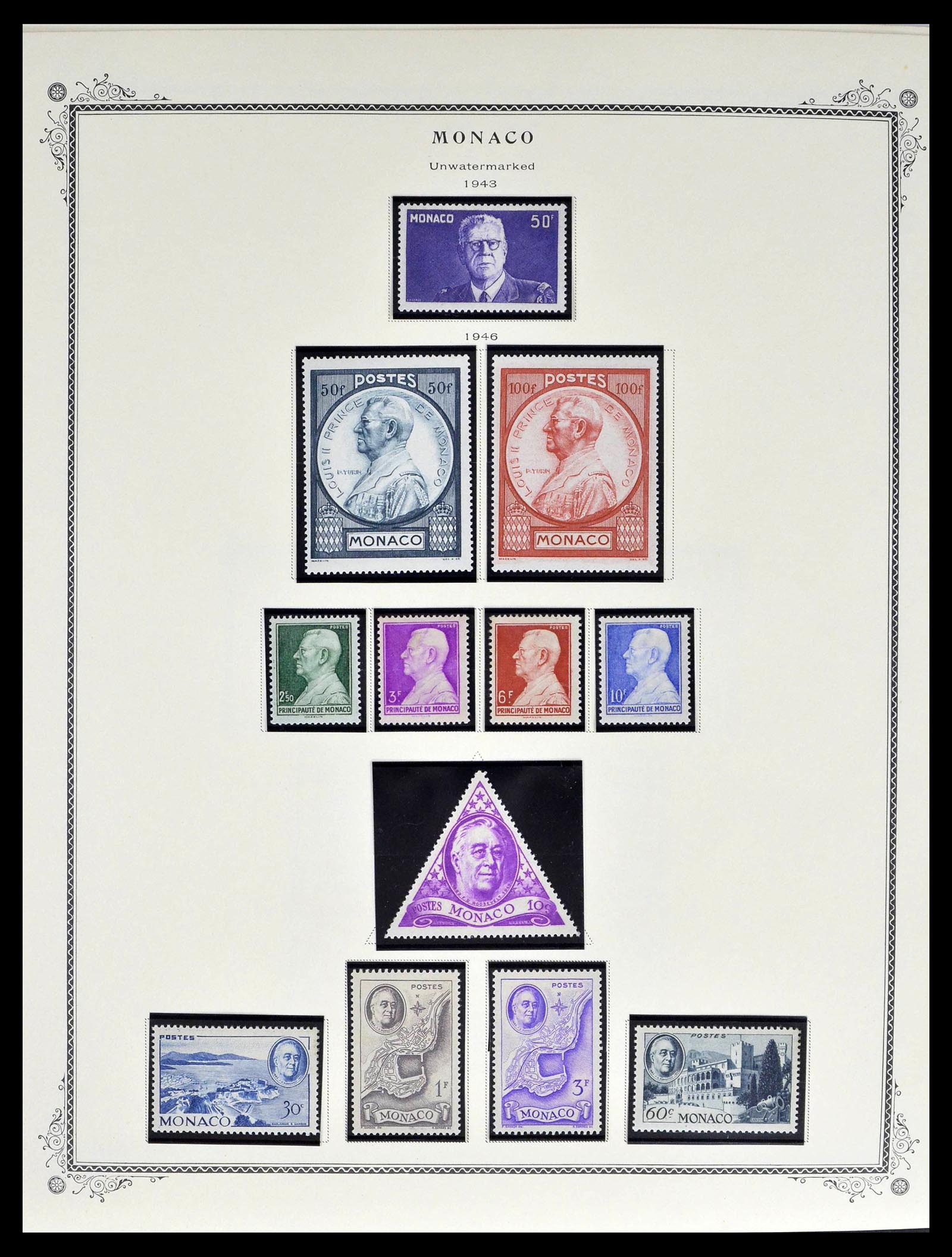 39181 0022 - Postzegelverzameling 39181 Monaco 1885-1980.