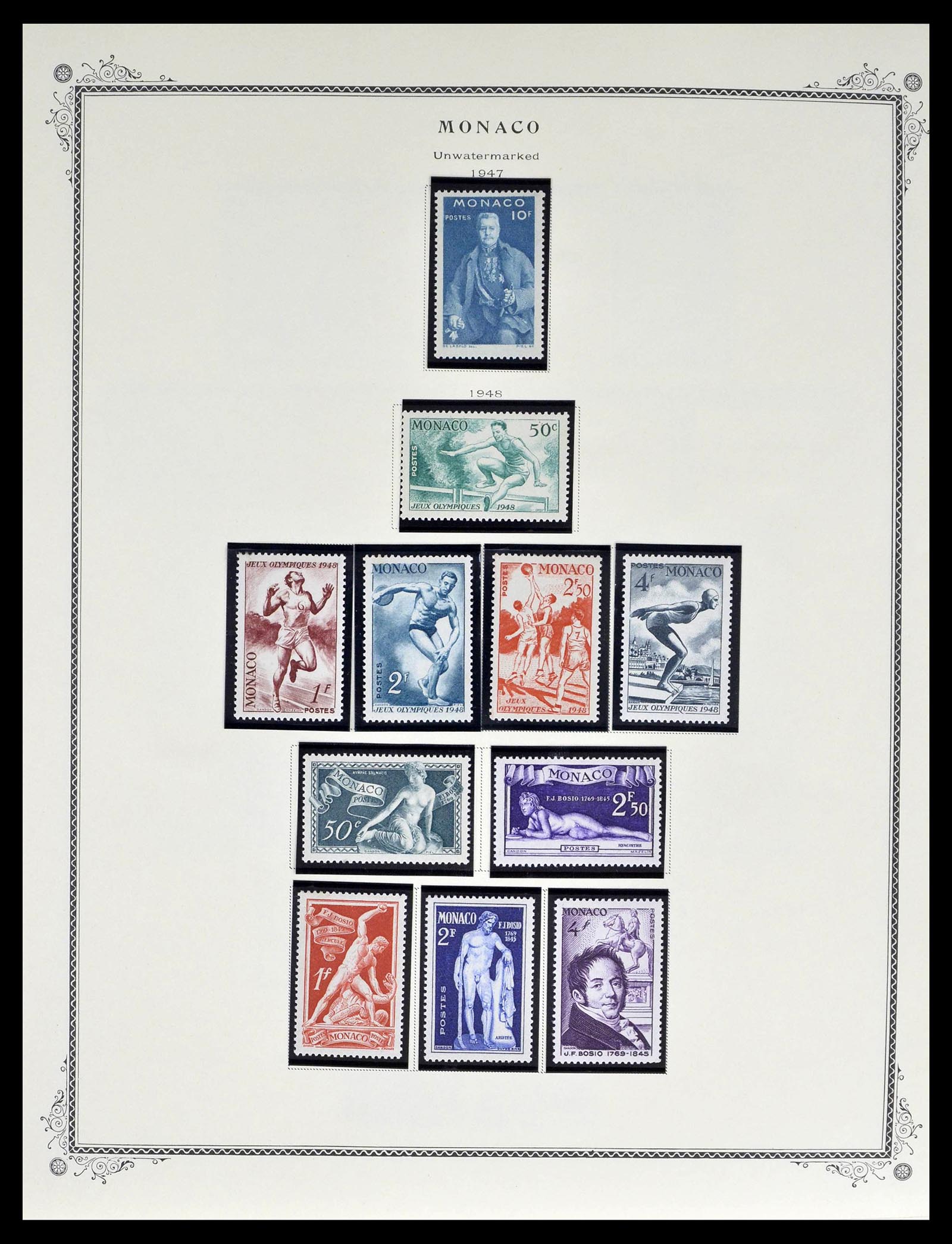39181 0023 - Postzegelverzameling 39181 Monaco 1885-1980.